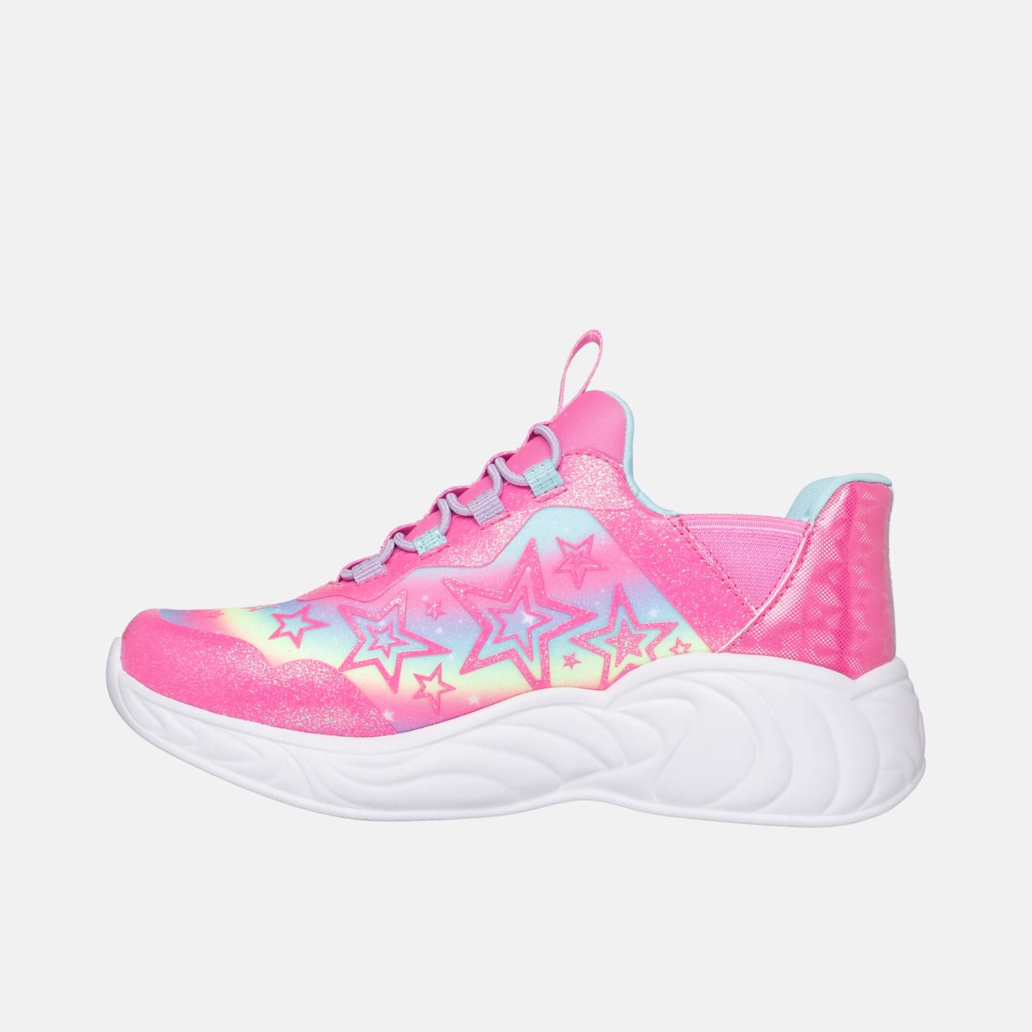 Różowe sneakersy dziecięce Skechers Unicorn Dreams – Starry Lite