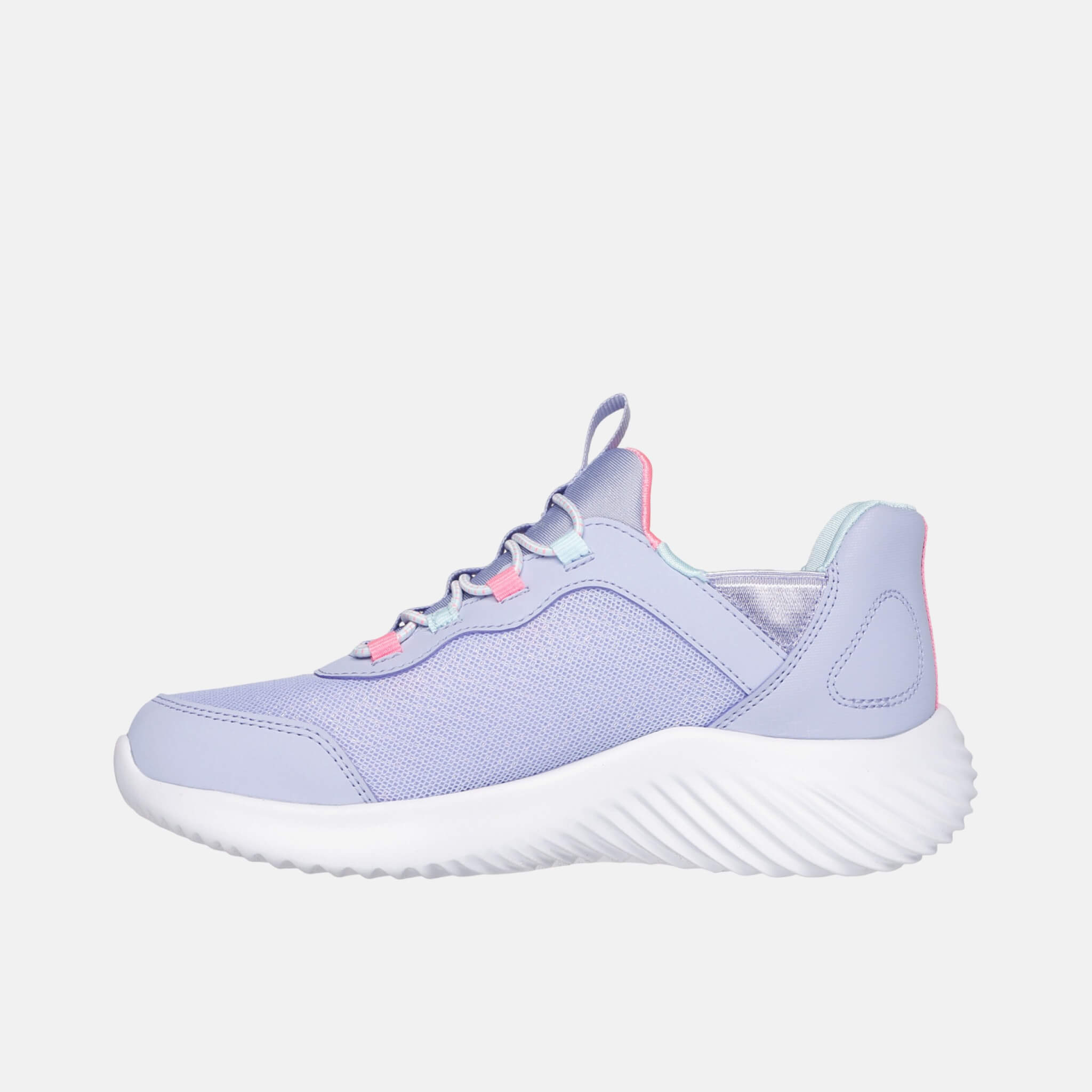 Dziecięce fioletowe sneakersy Skechers Bounder – Simple Cute