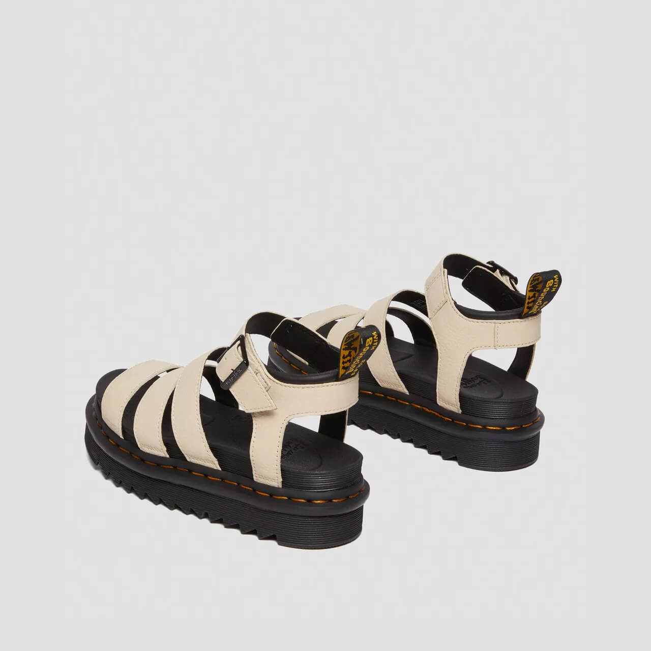 Damskie beżowe sandały Dr. Martens Blaire