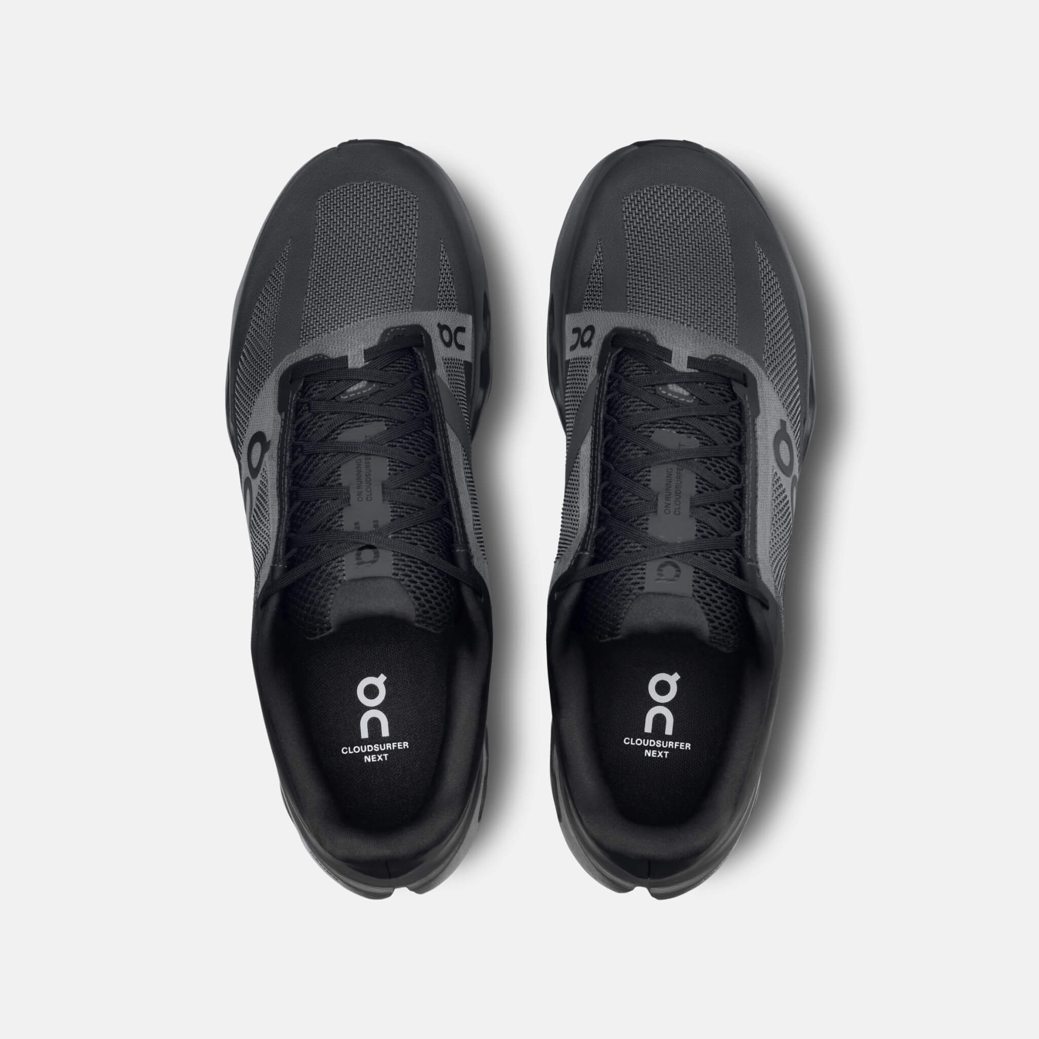 Męskie czarne buty do biegania On Cloudsurfer Next