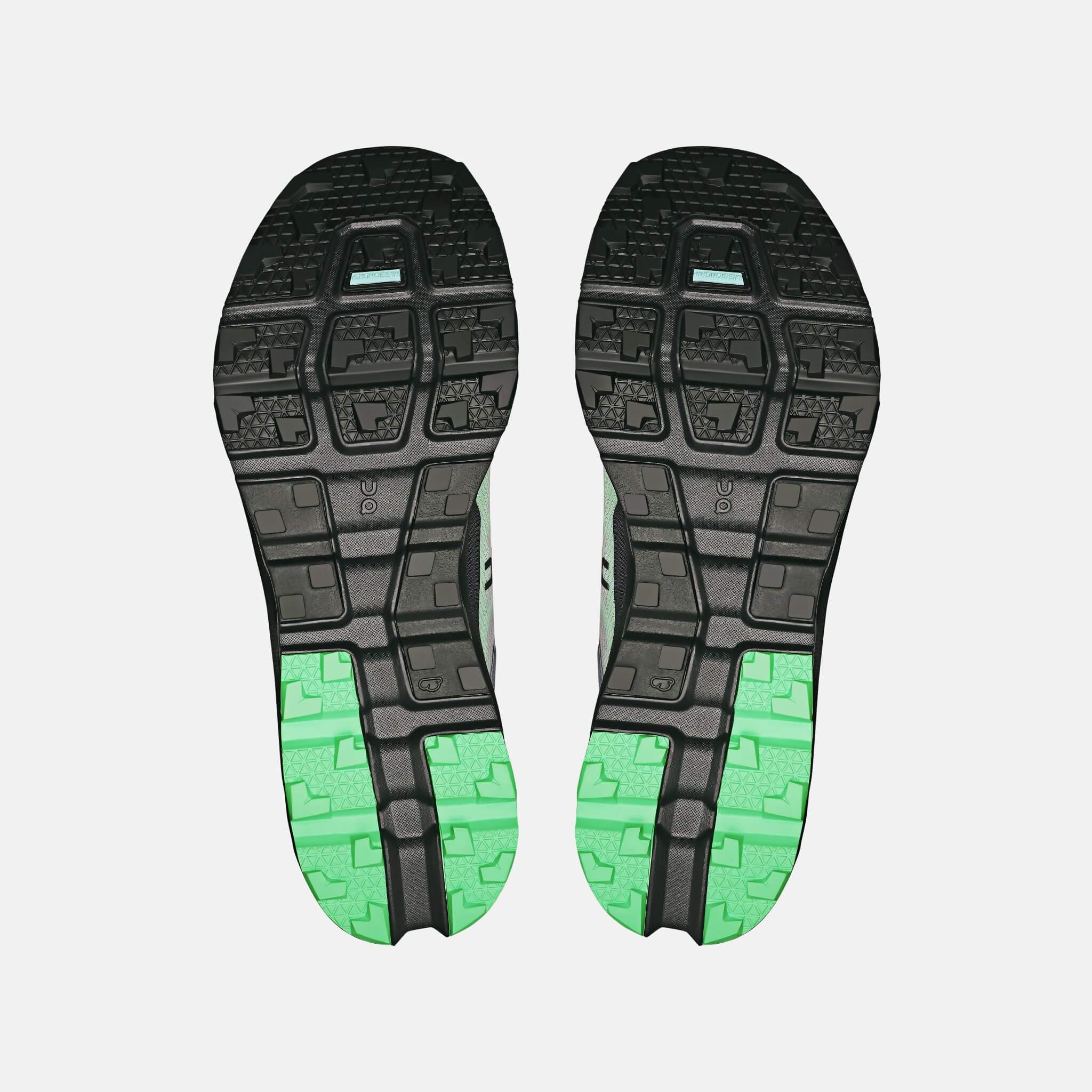 On Cloudvista 2 Men's Green, Black, and Gray Running Shoes