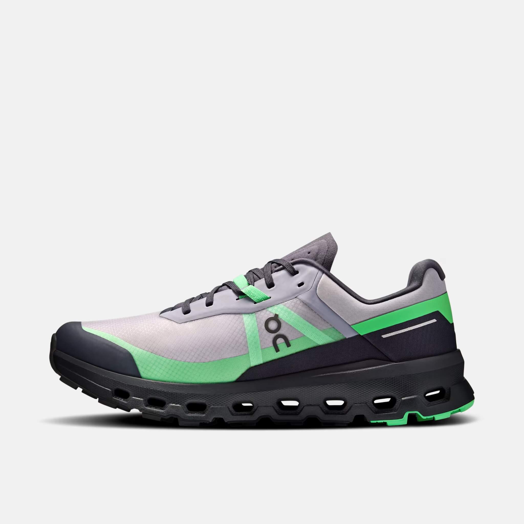 On Cloudvista 2 Men's Green, Black, and Gray Running Shoes
