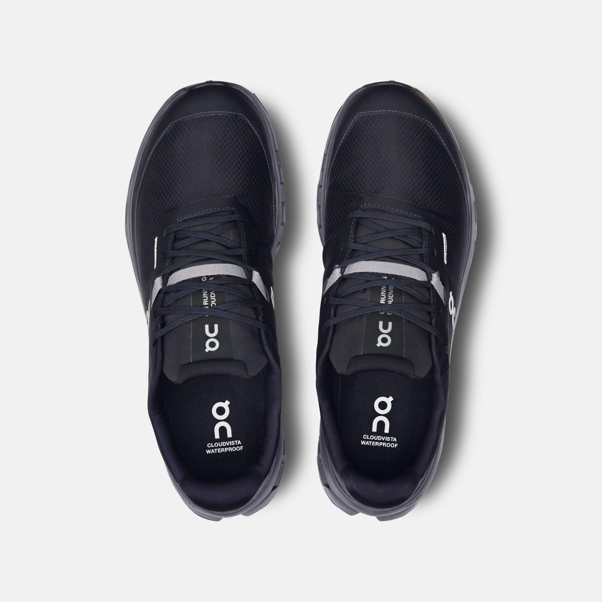Męskie czarne buty do biegania On Cloudvista 2 Waterproof