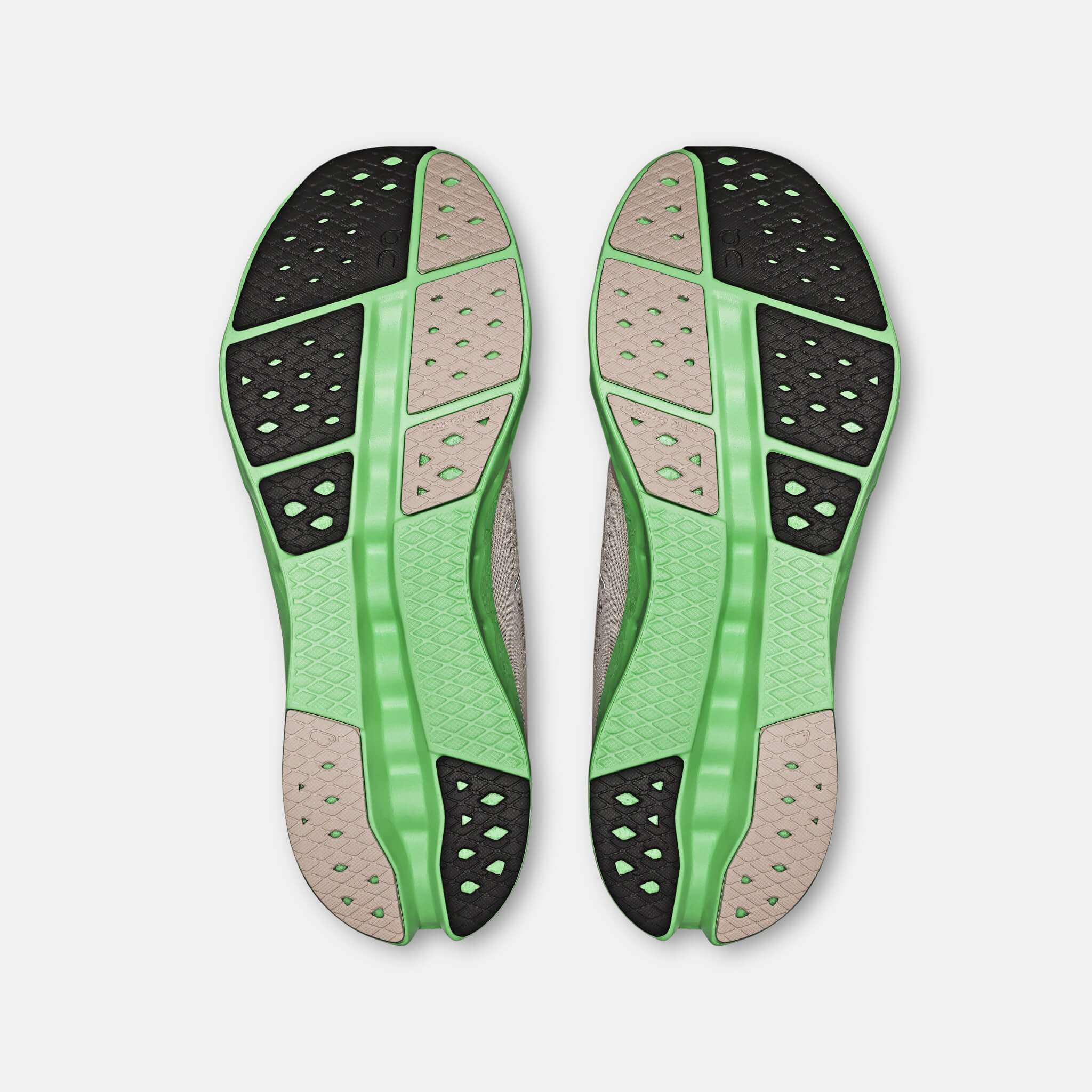 Męskie szaro-zielone buty do biegania On Cloudsurfer 2