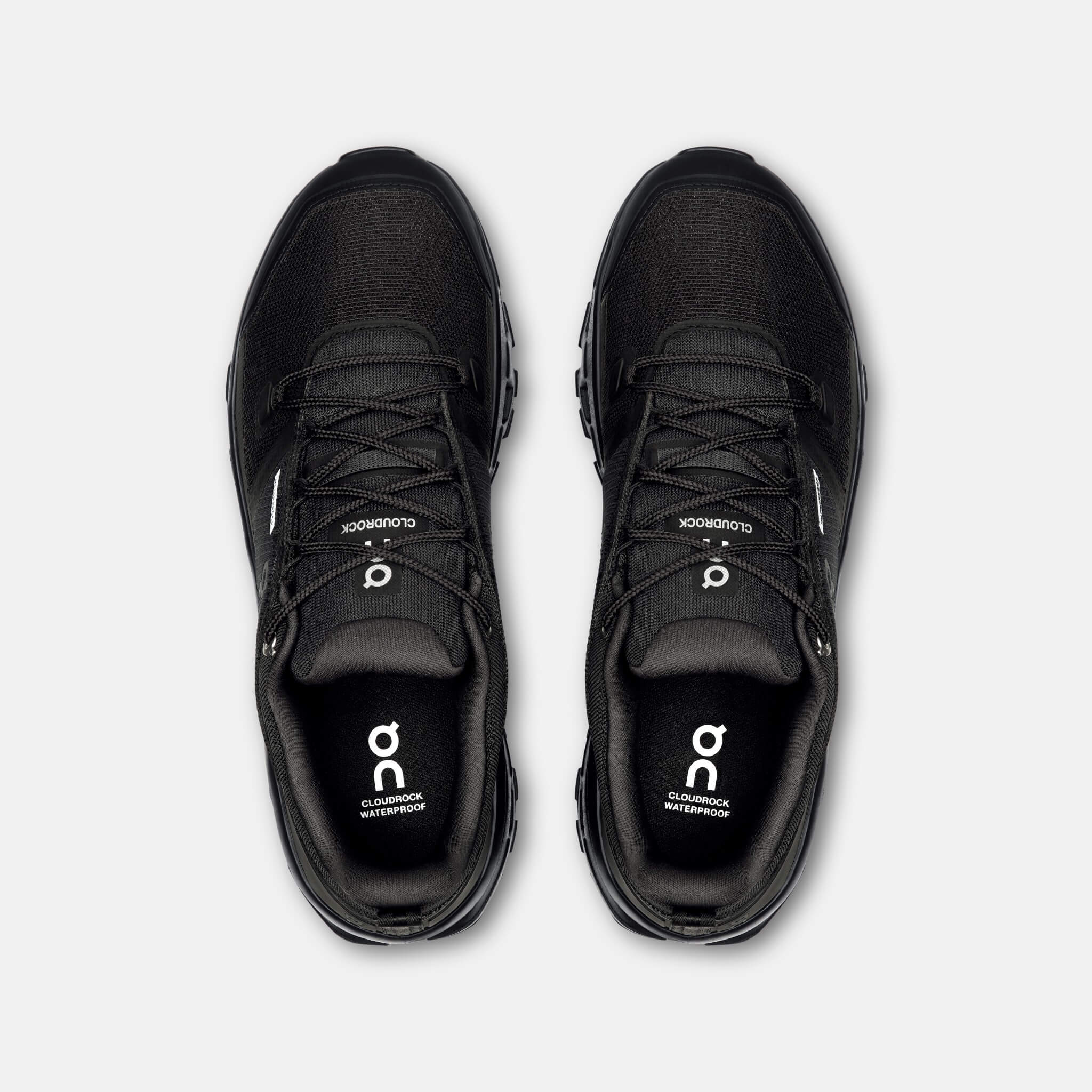 Men's Black On Cloudrock Low WP Outdoor Shoes