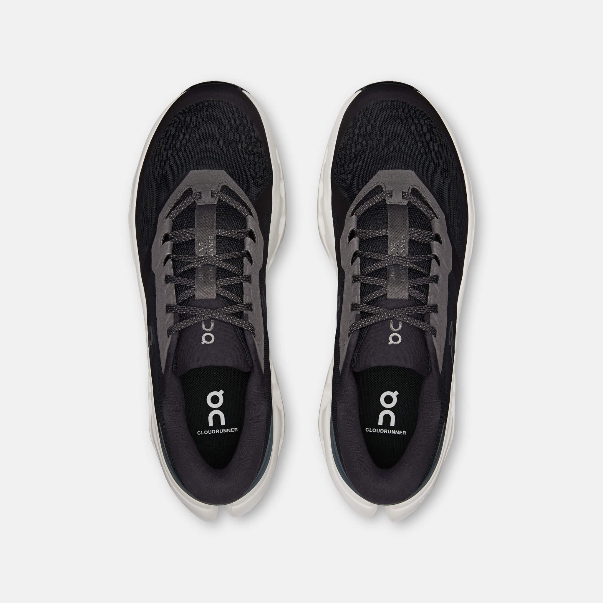 Męskie czarno-szare sneakersy On Cloudrunner 3