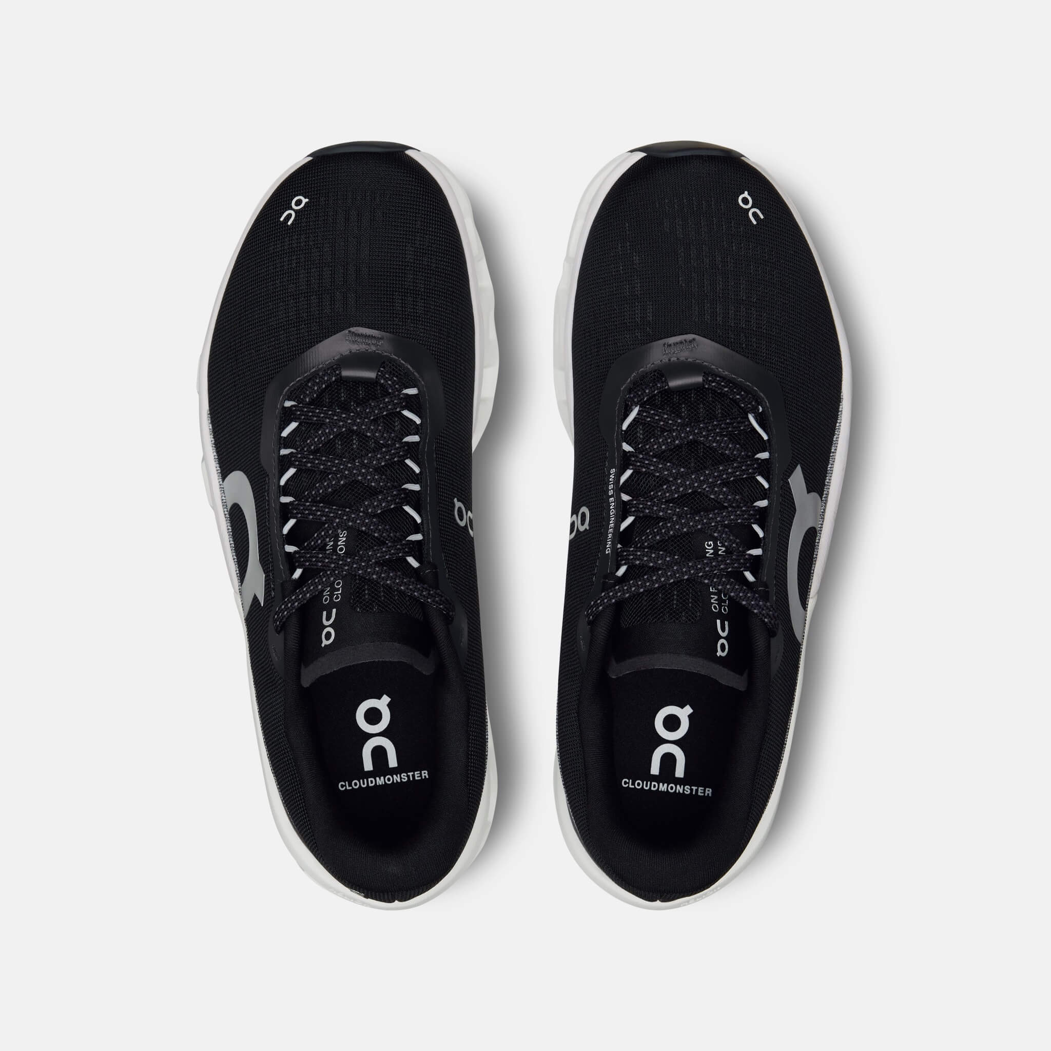 Damskie czarne buty do biegania On Cloudmonster 2