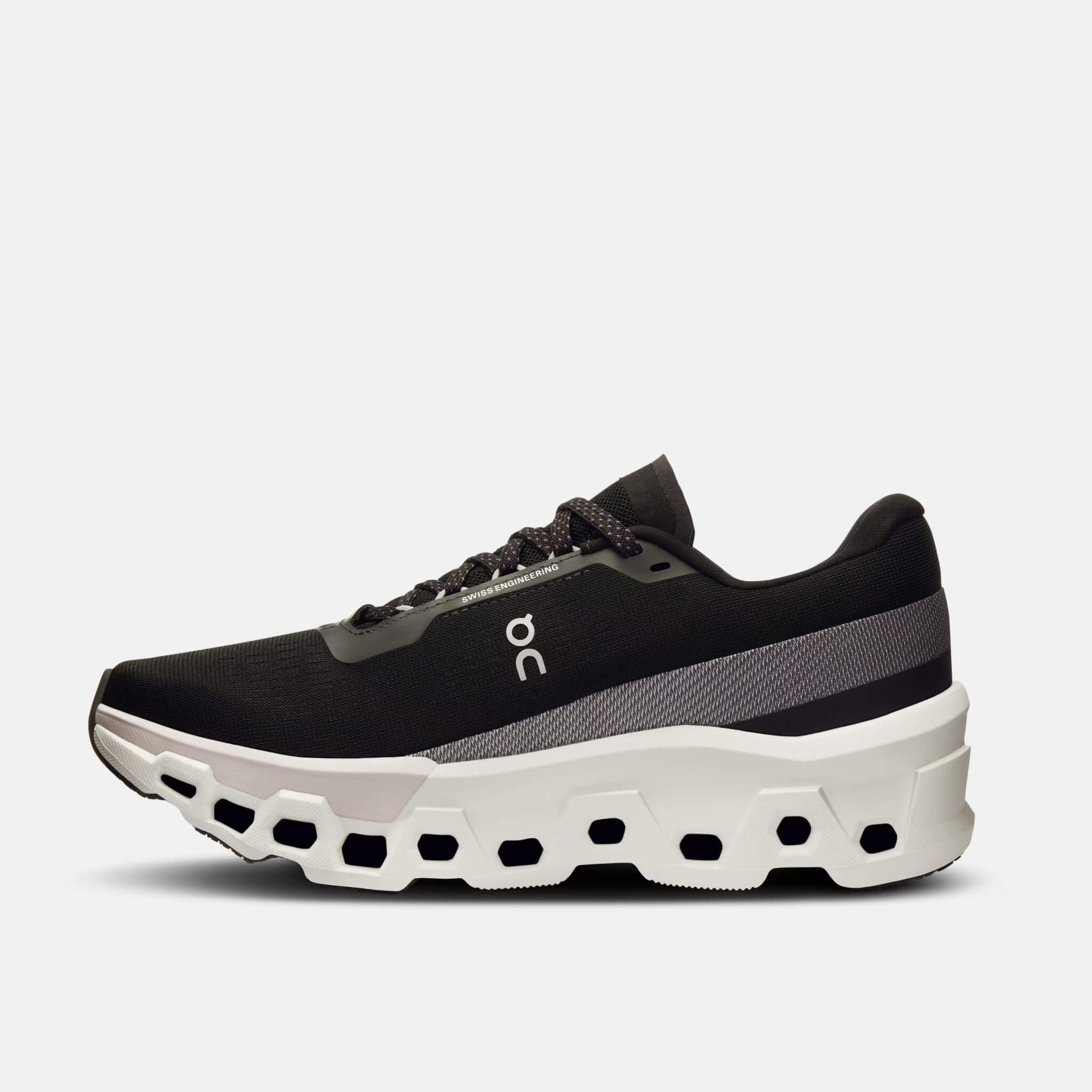 Damskie czarne buty do biegania On Cloudmonster 2