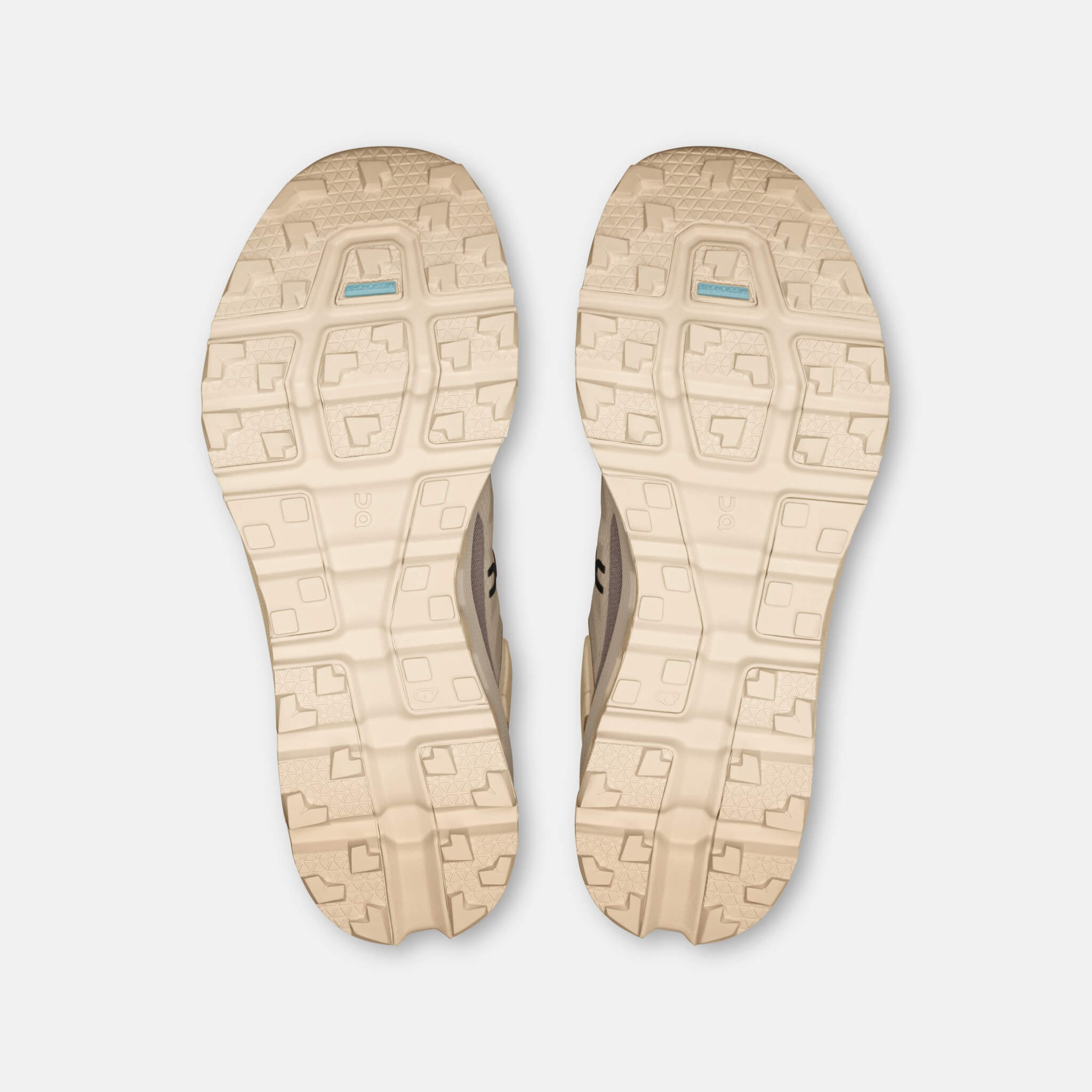 Damskie szaro-beżowe buty outdoorowe On Cloudvista 2
