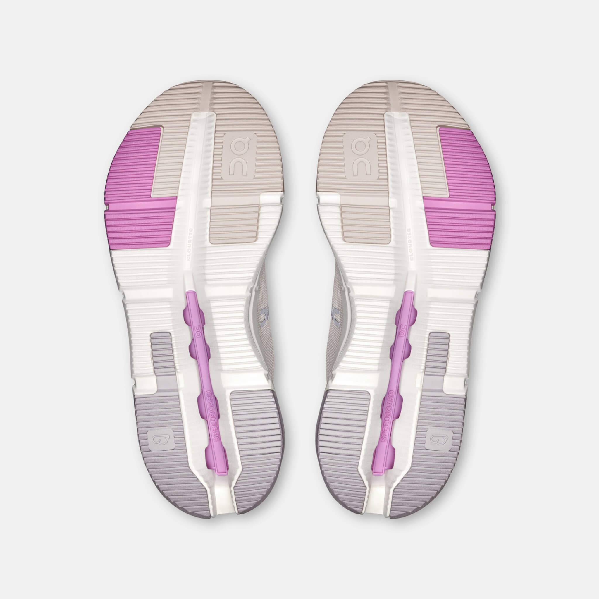 Damskie biało-różowe sneakersy On Cloudnova Form 2