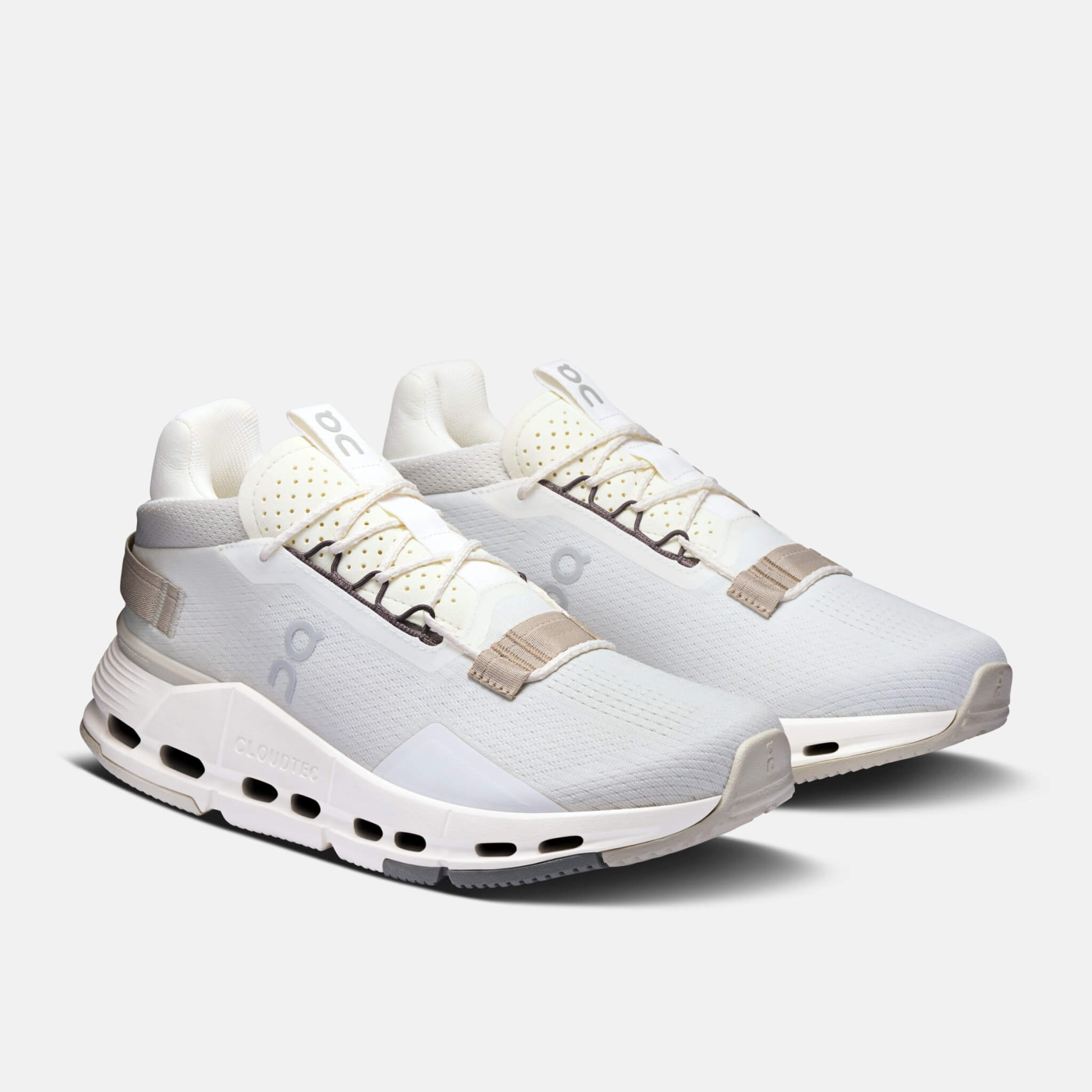 Damskie szare buty rekreacyjne On Cloudnova 2