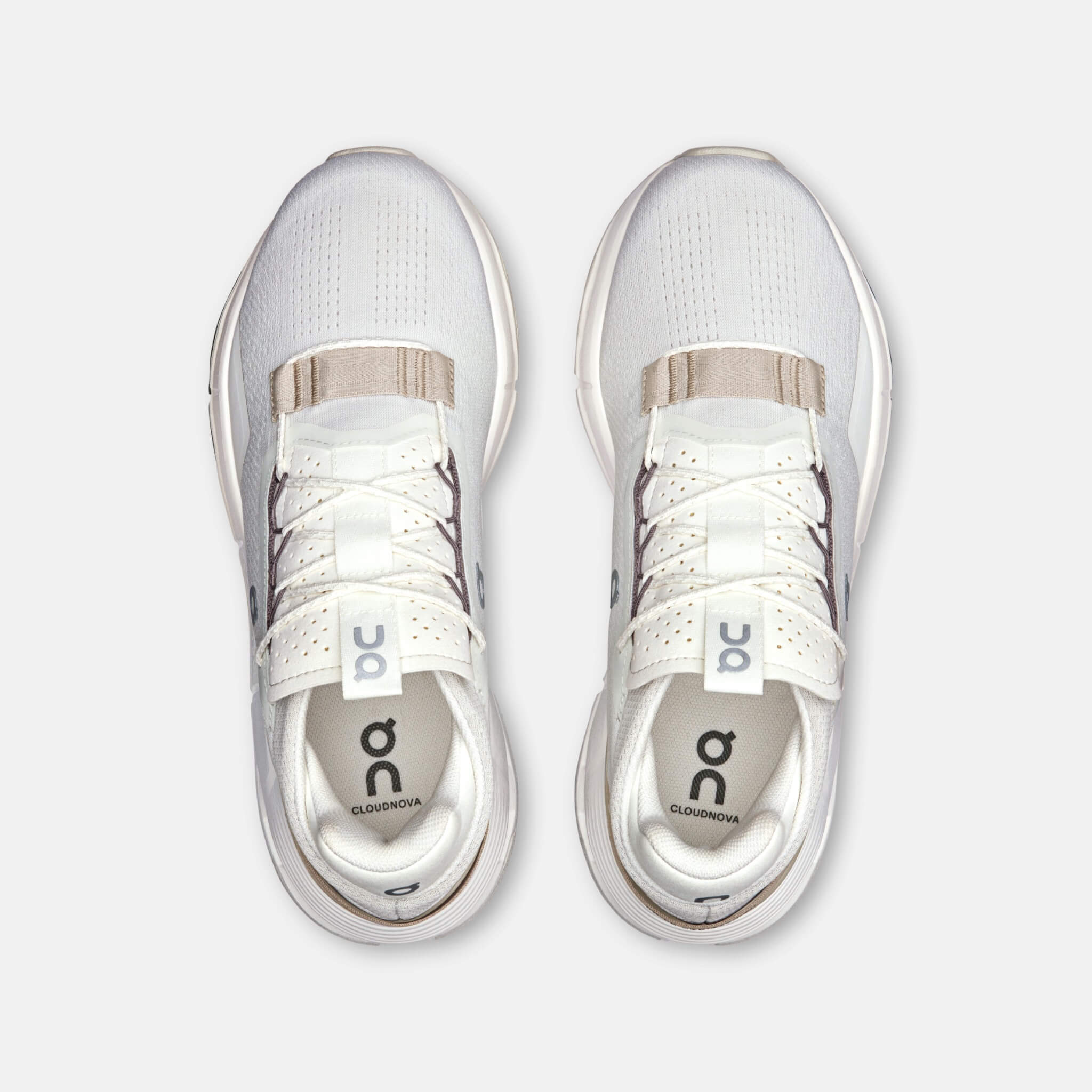 Damskie szare buty rekreacyjne On Cloudnova 2