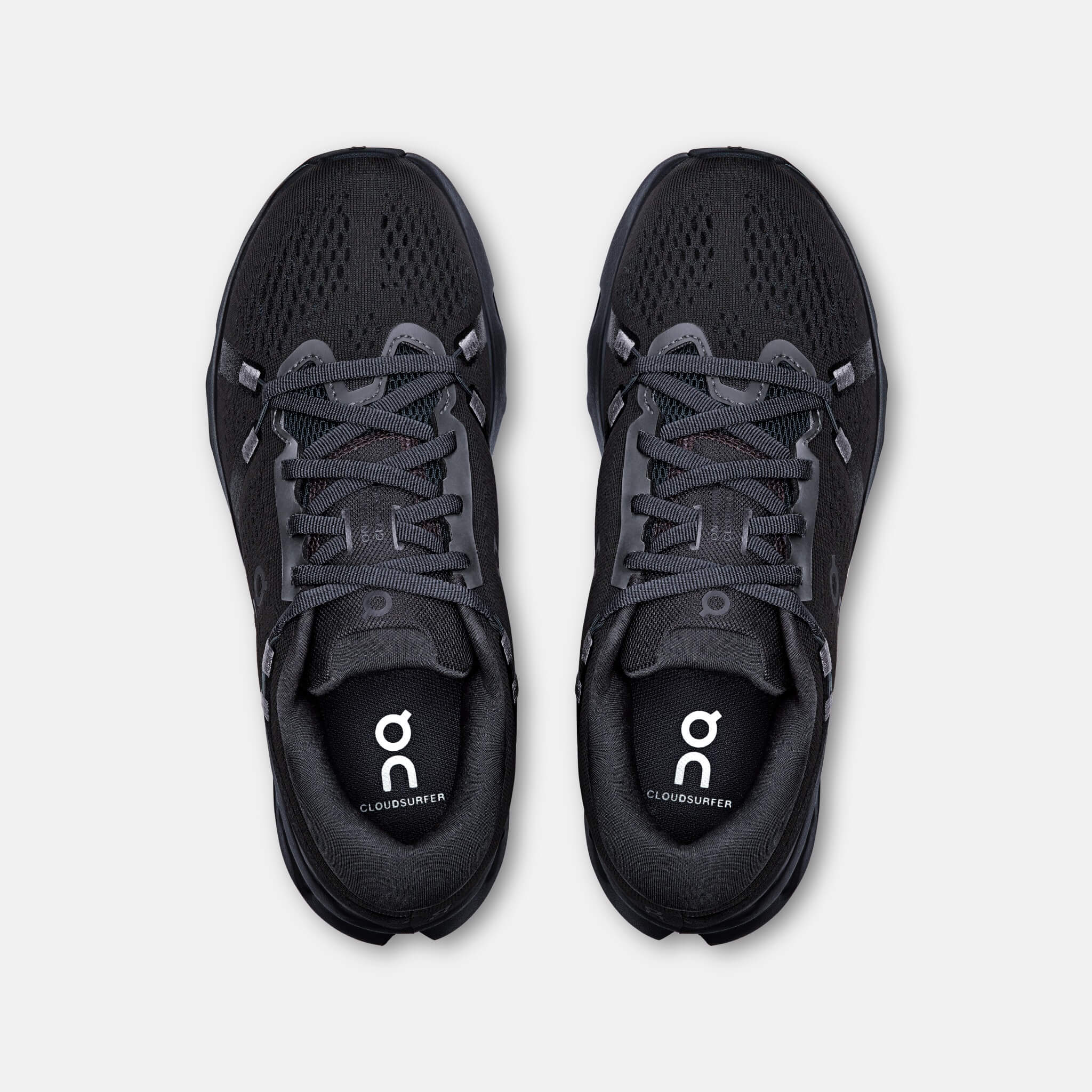 Damskie czarne buty do biegania On Cloudsurfer 2