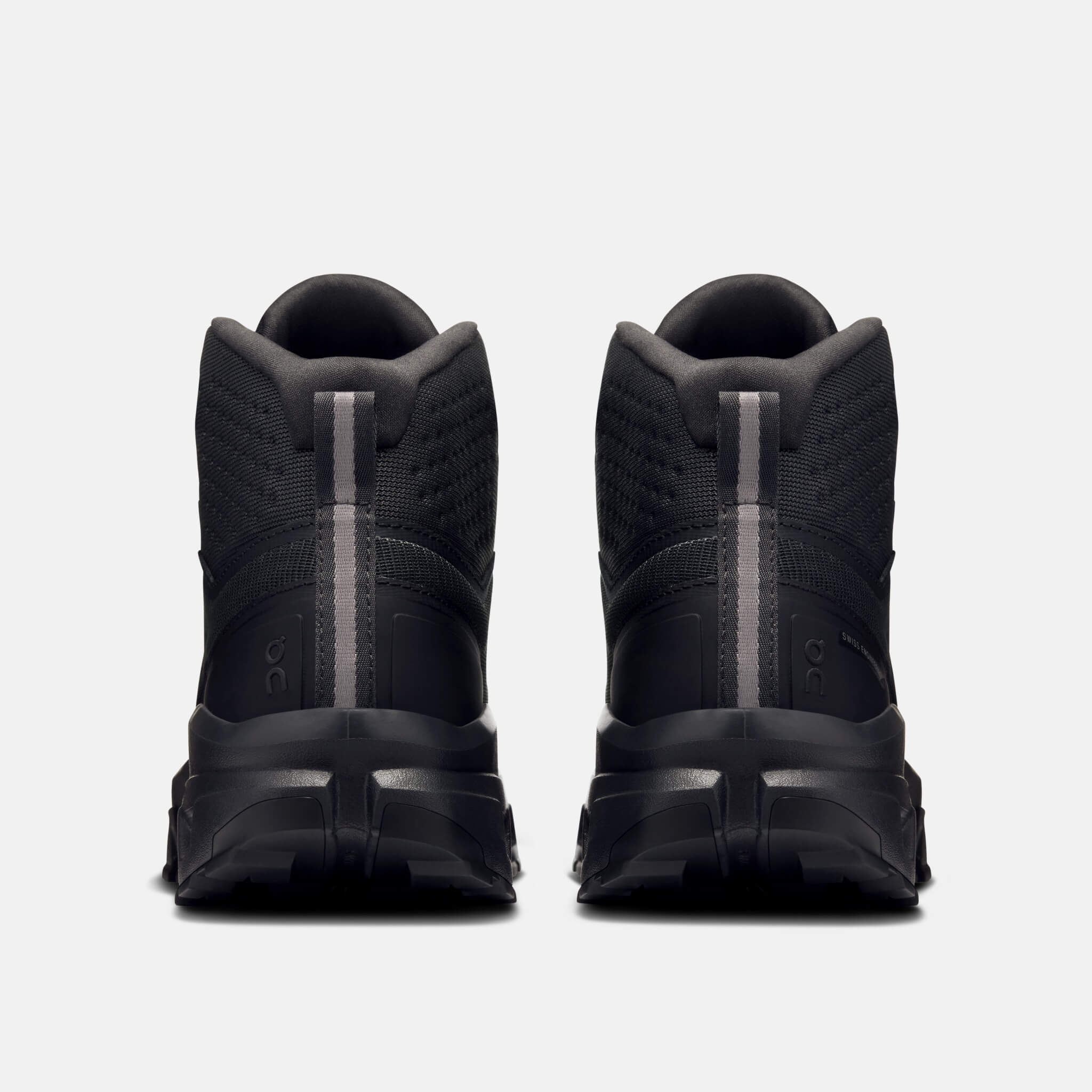 Damskie czarne buty outdoorowe On Cloudrock Mid WP