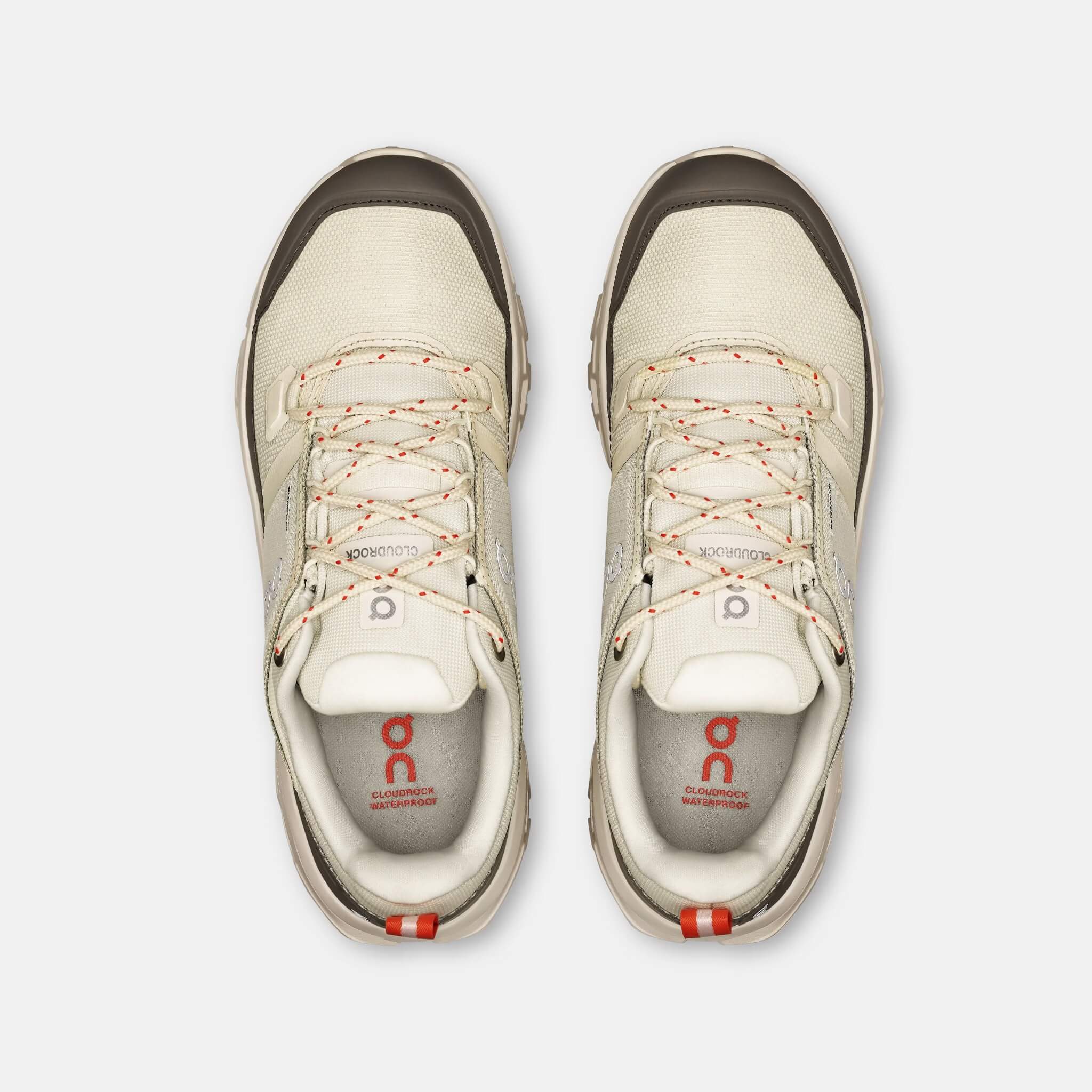 Damskie szare buty outdoorowe On Cloudrock Low WP 1