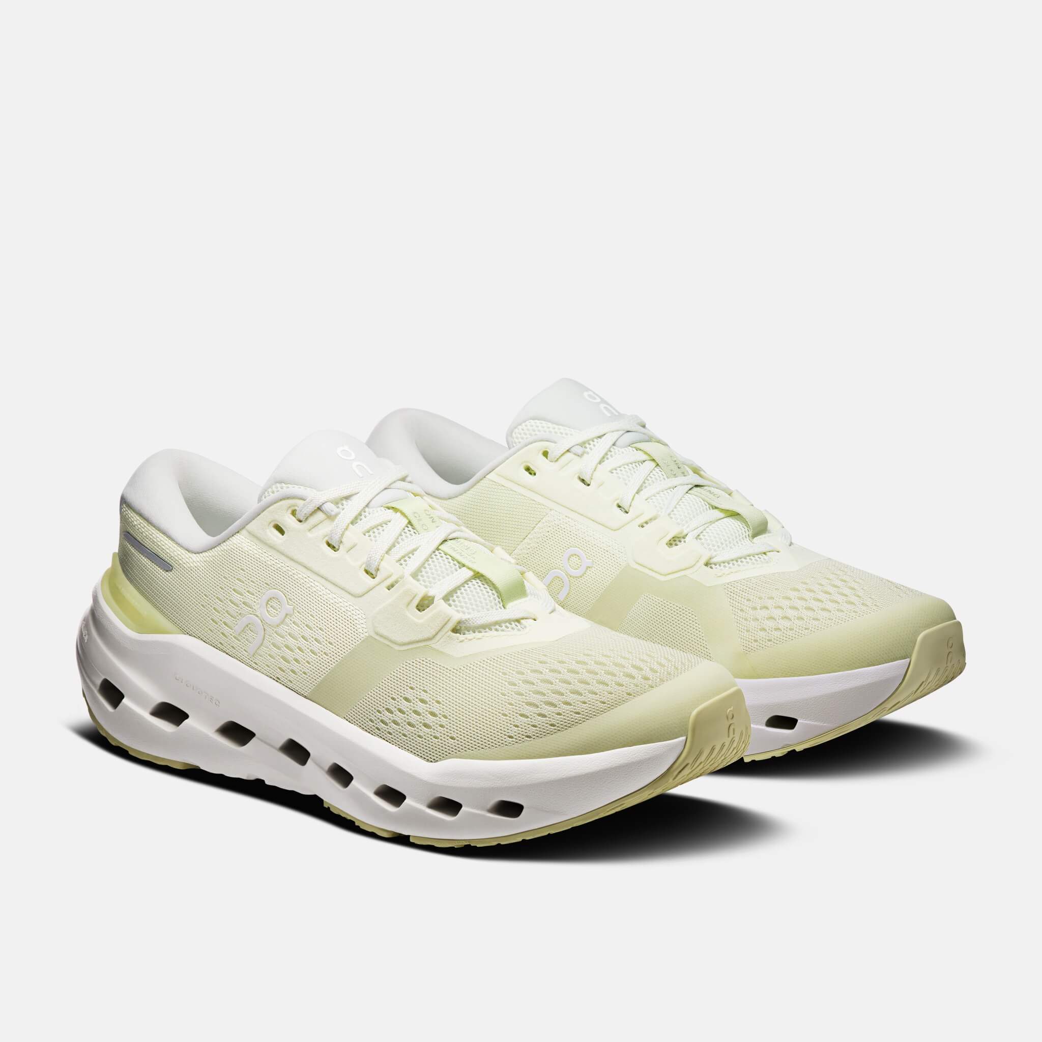 Damskie kremowo-zielone buty On Cloudrunner 3