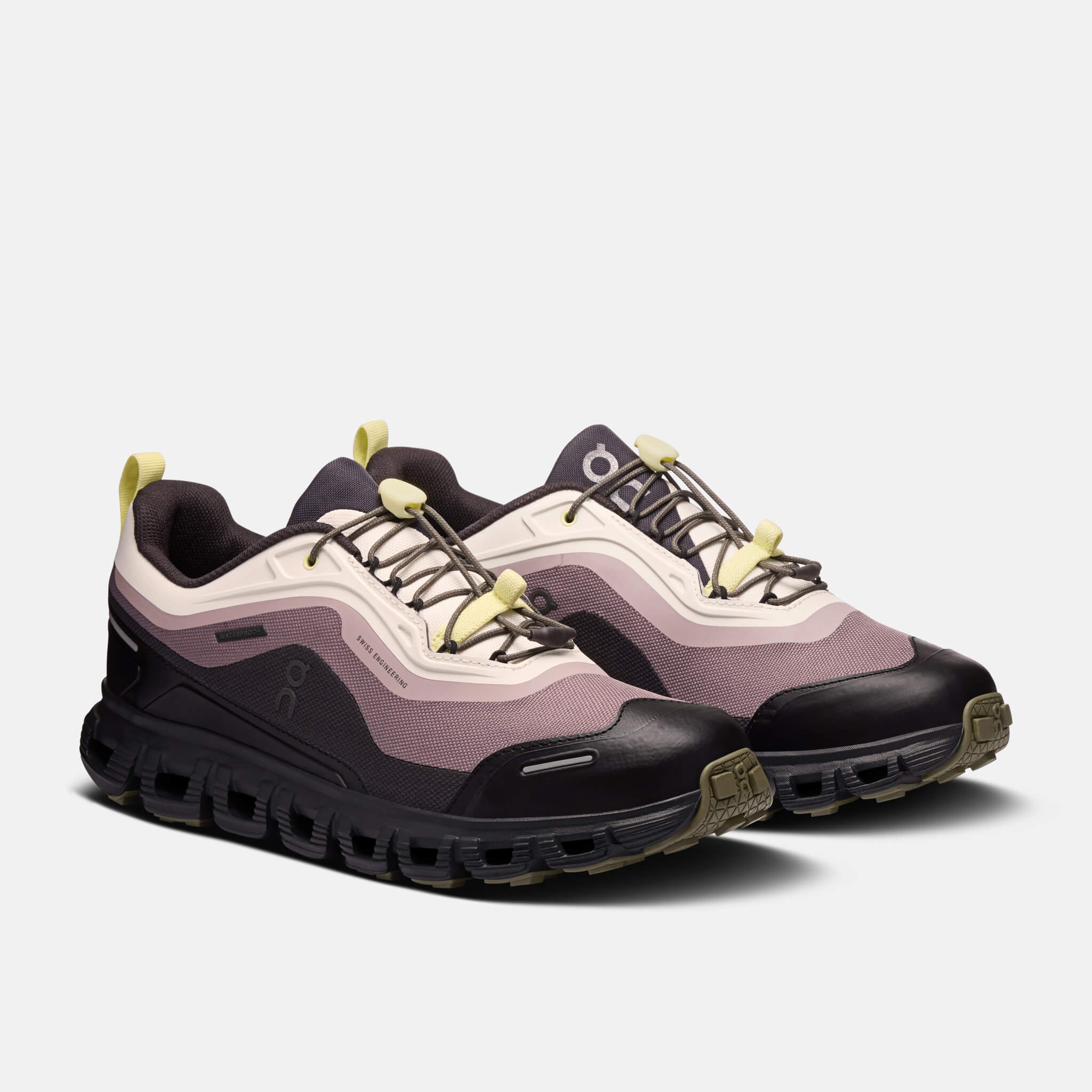 Damskie fioletowo-czarne sneakersy On Cloud 6 Geo WP