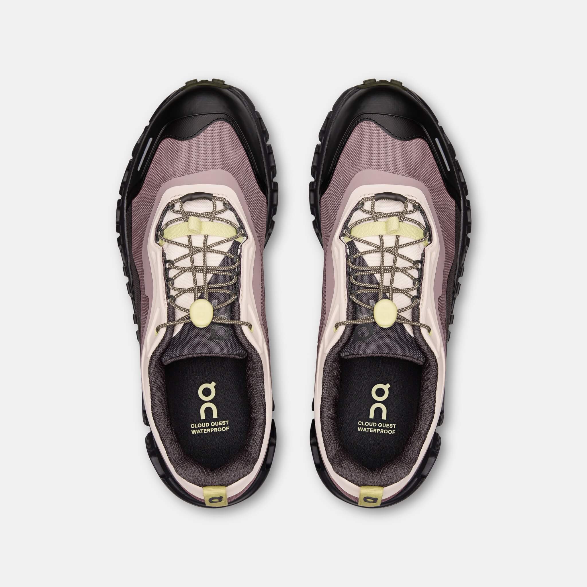 Damskie fioletowo-czarne sneakersy On Cloud 6 Geo WP