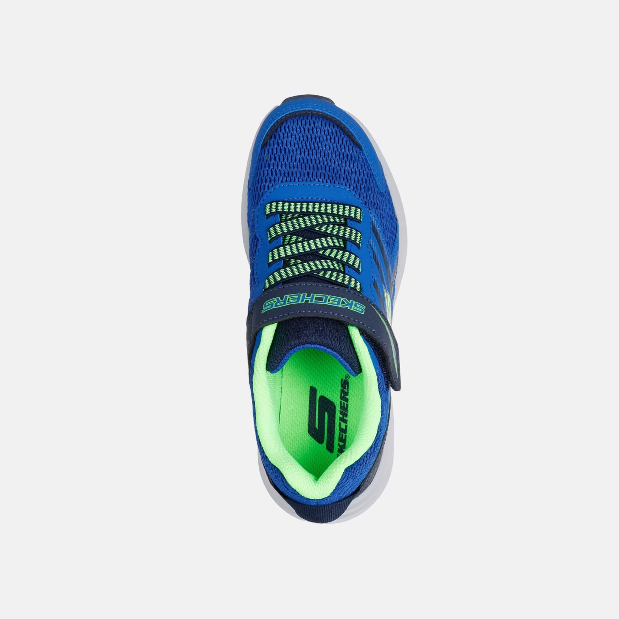 Dziecięce niebieskie sneakersy Skechers Microspec Tread