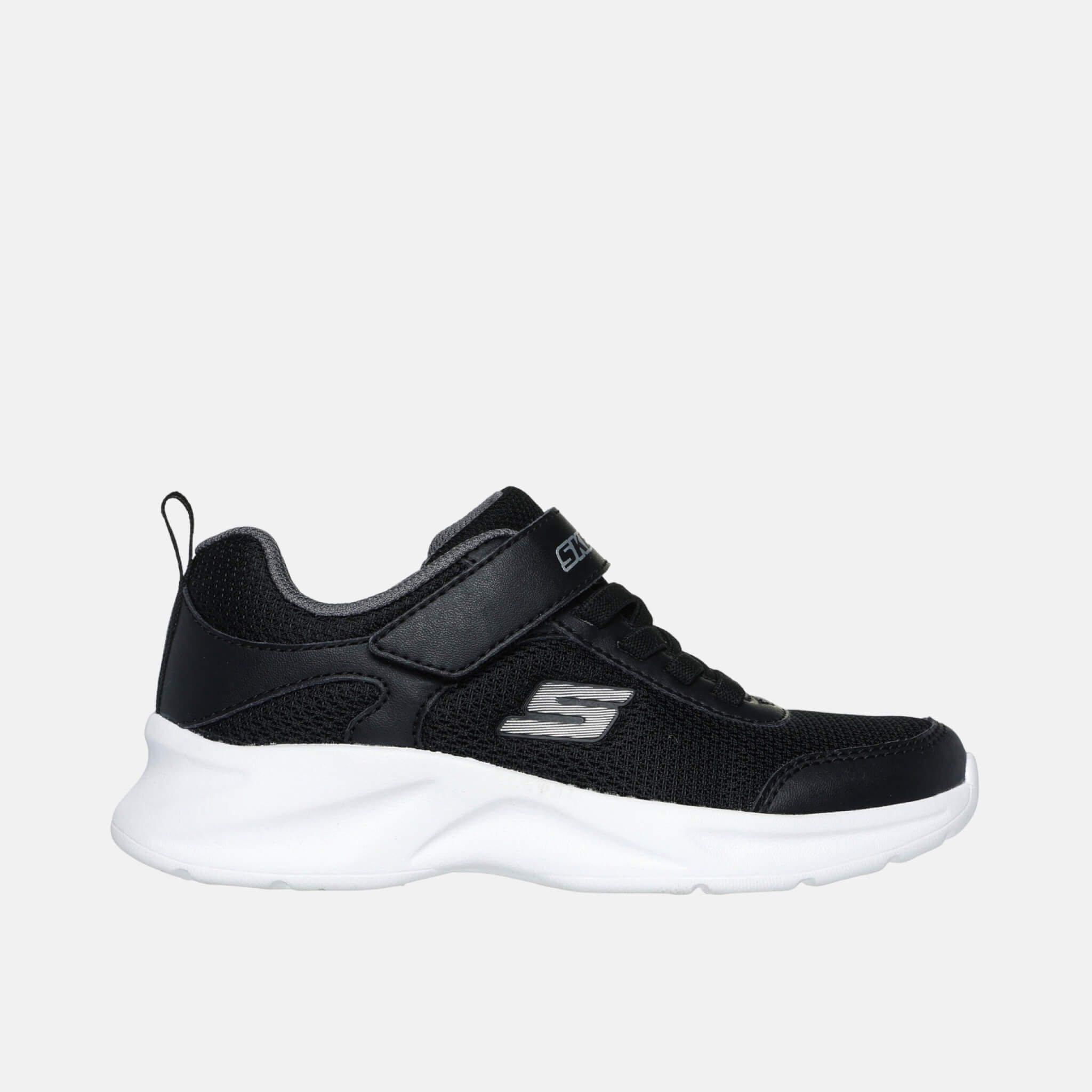 Skechers Dynamatic Kids' Black and White Sneakers
