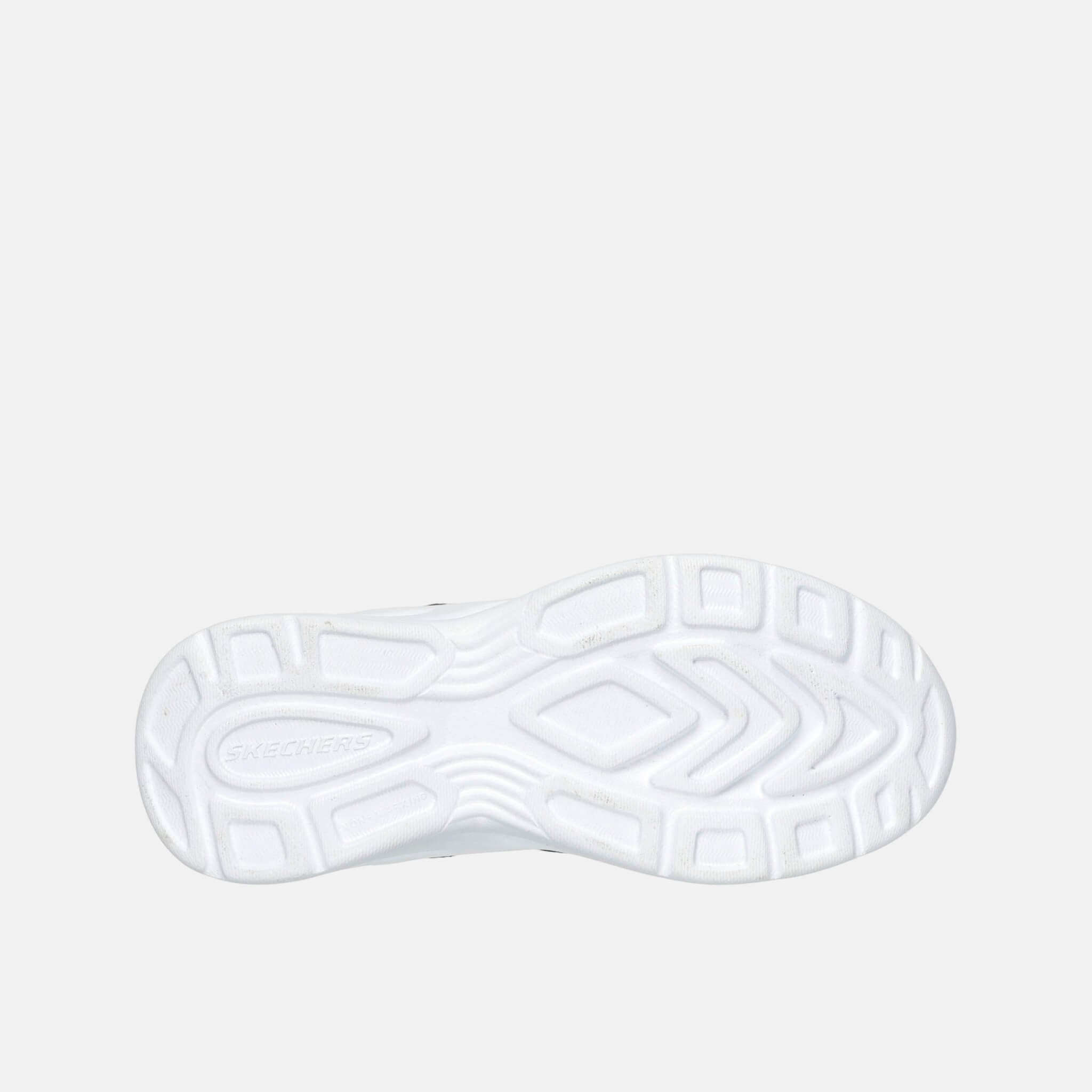 Dziecięce czarno–białe sneakersy Skechers Dynamatic