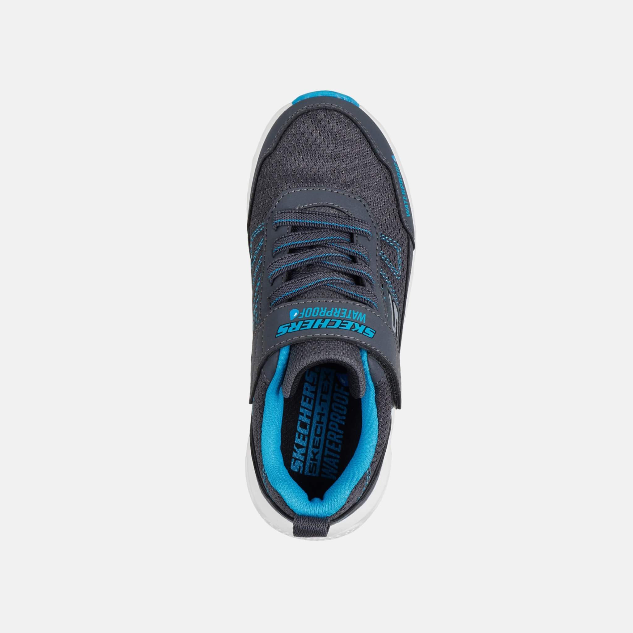 Dziecięce niebiesko–szare sneakersy Skechers Elite Sport Tread – Aquavek