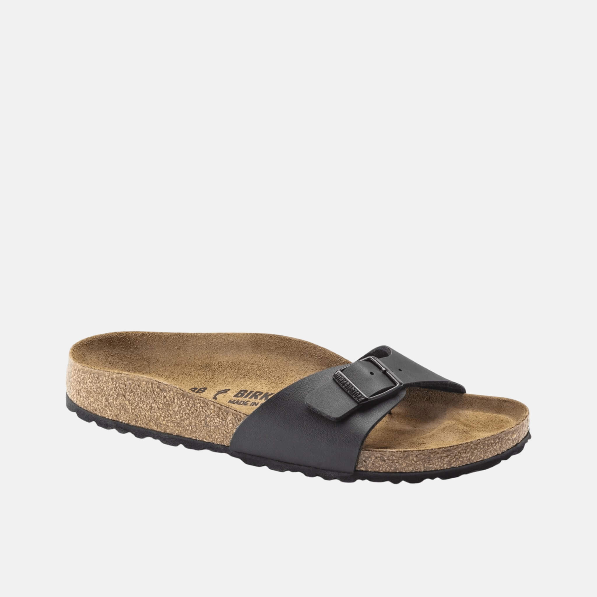 Czarne klapki Birkenstock Madrid Birko-Flor