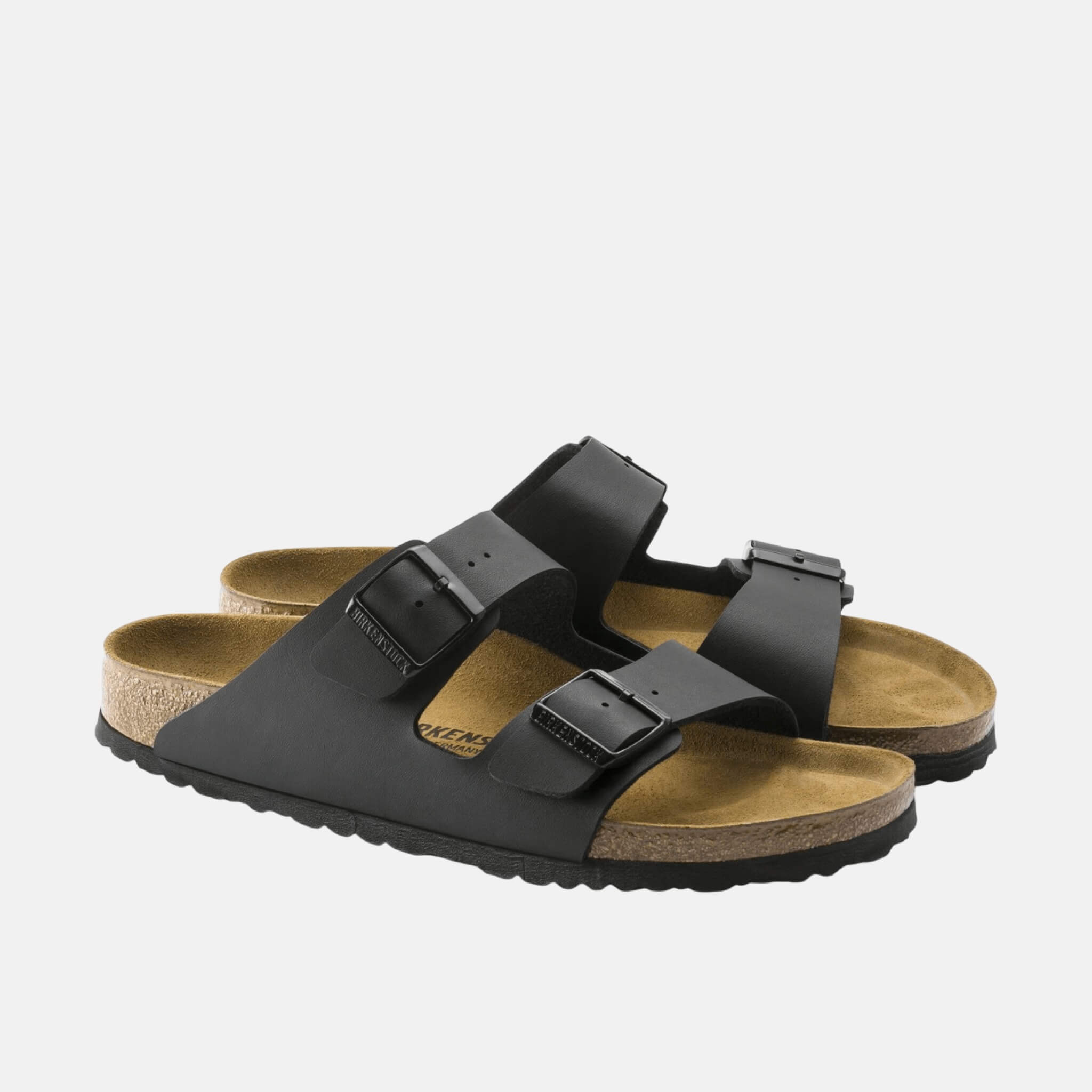 Czarne klapki Birkenstock Arizona Leather