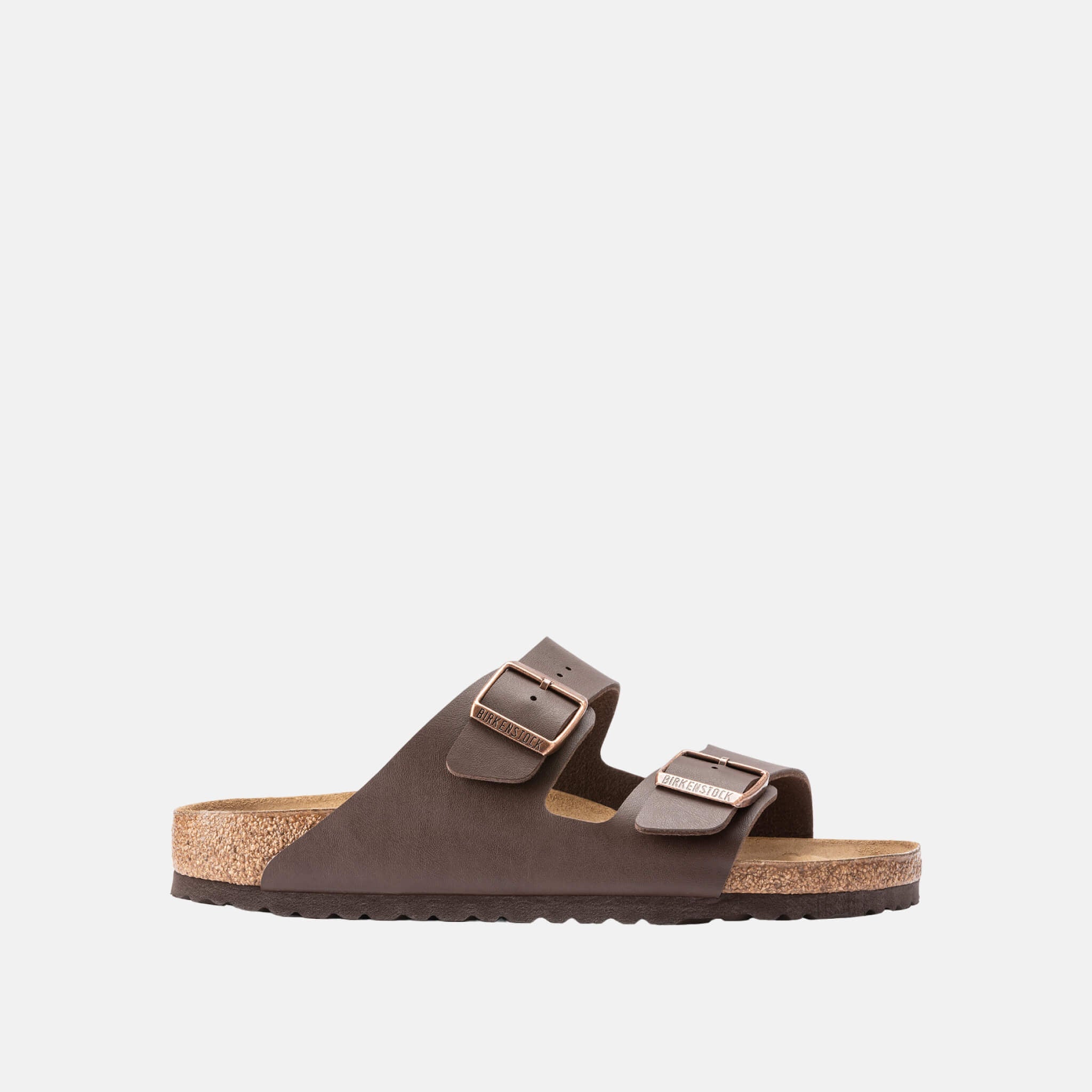 Brązowe klapki Birkenstock Arizona Birko-Flor