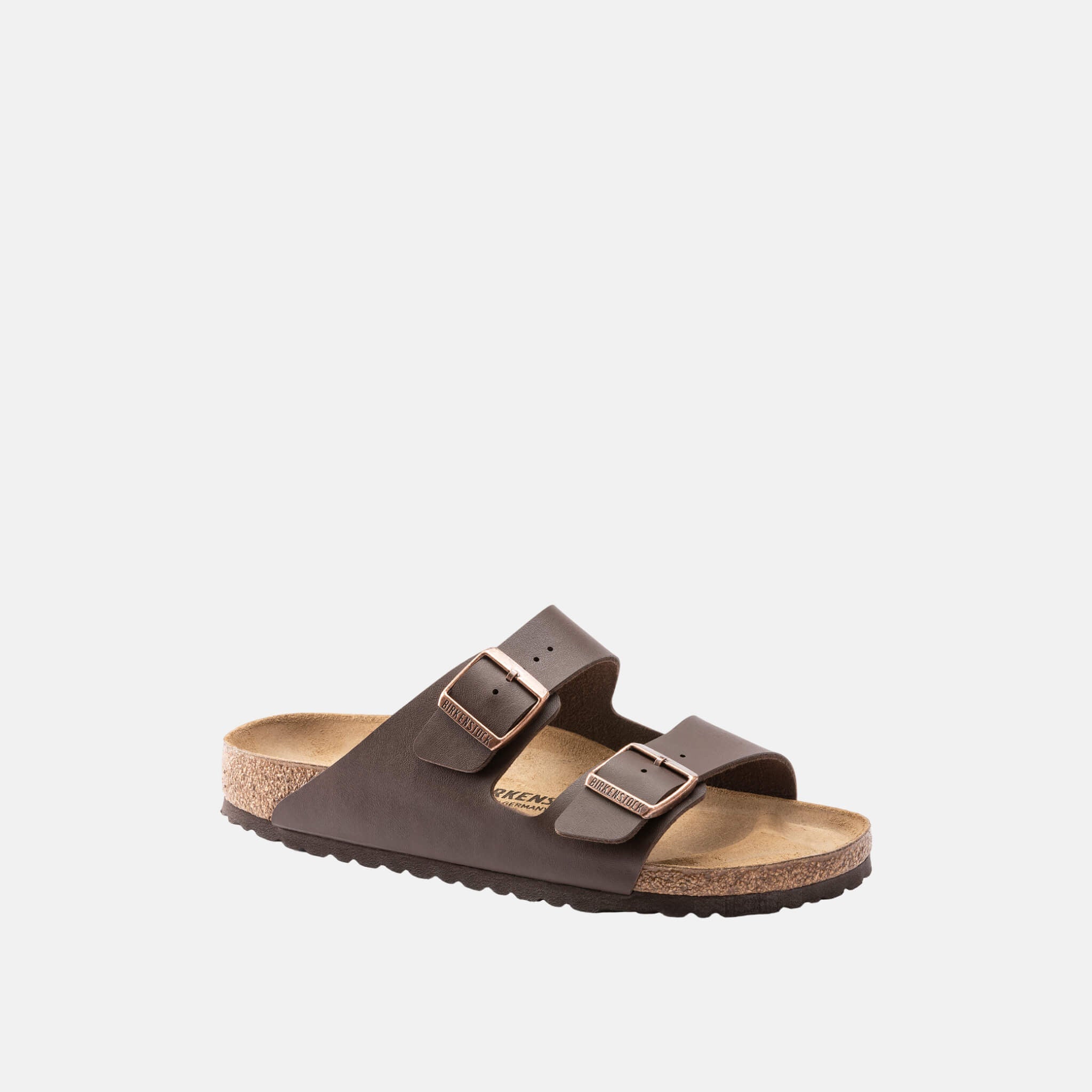Brązowe klapki Birkenstock Arizona Birko-Flor