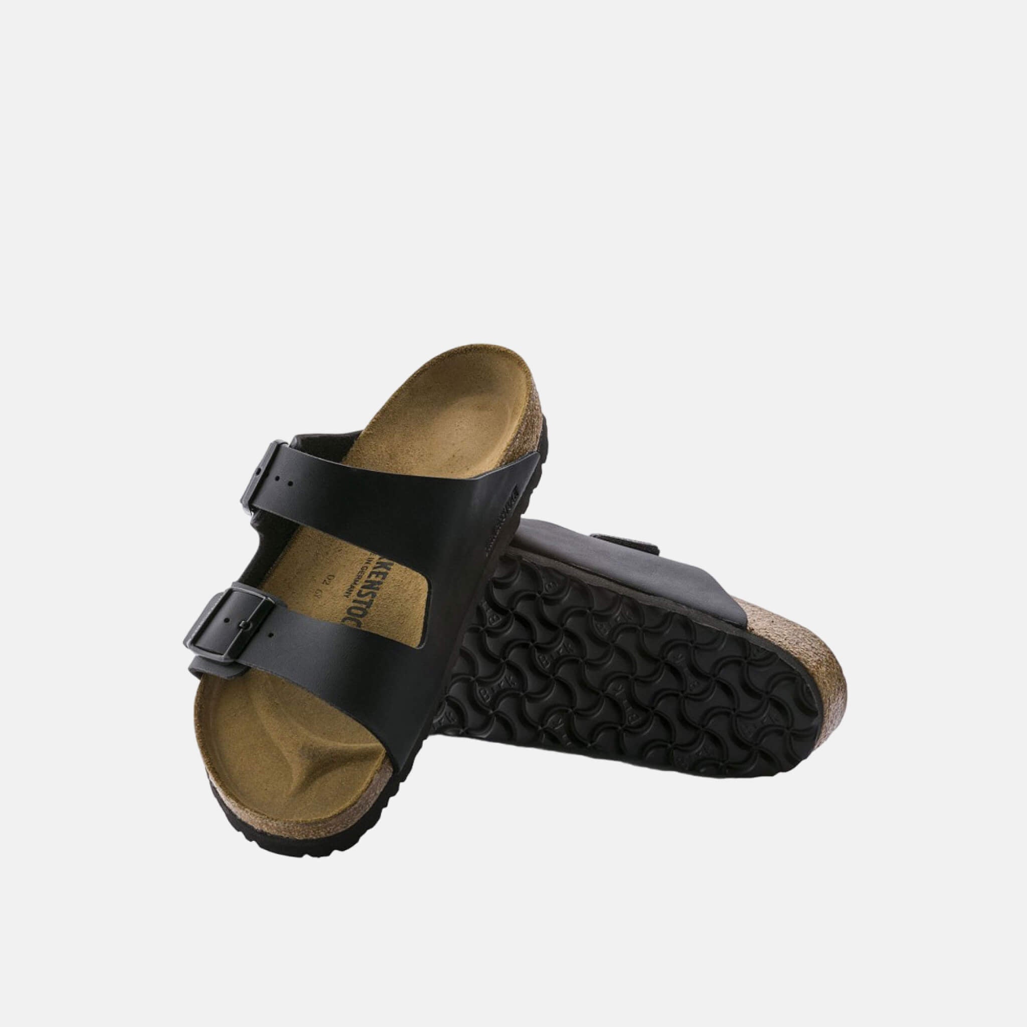 Czarne klapki Birkenstock Arizona Birko-Flor