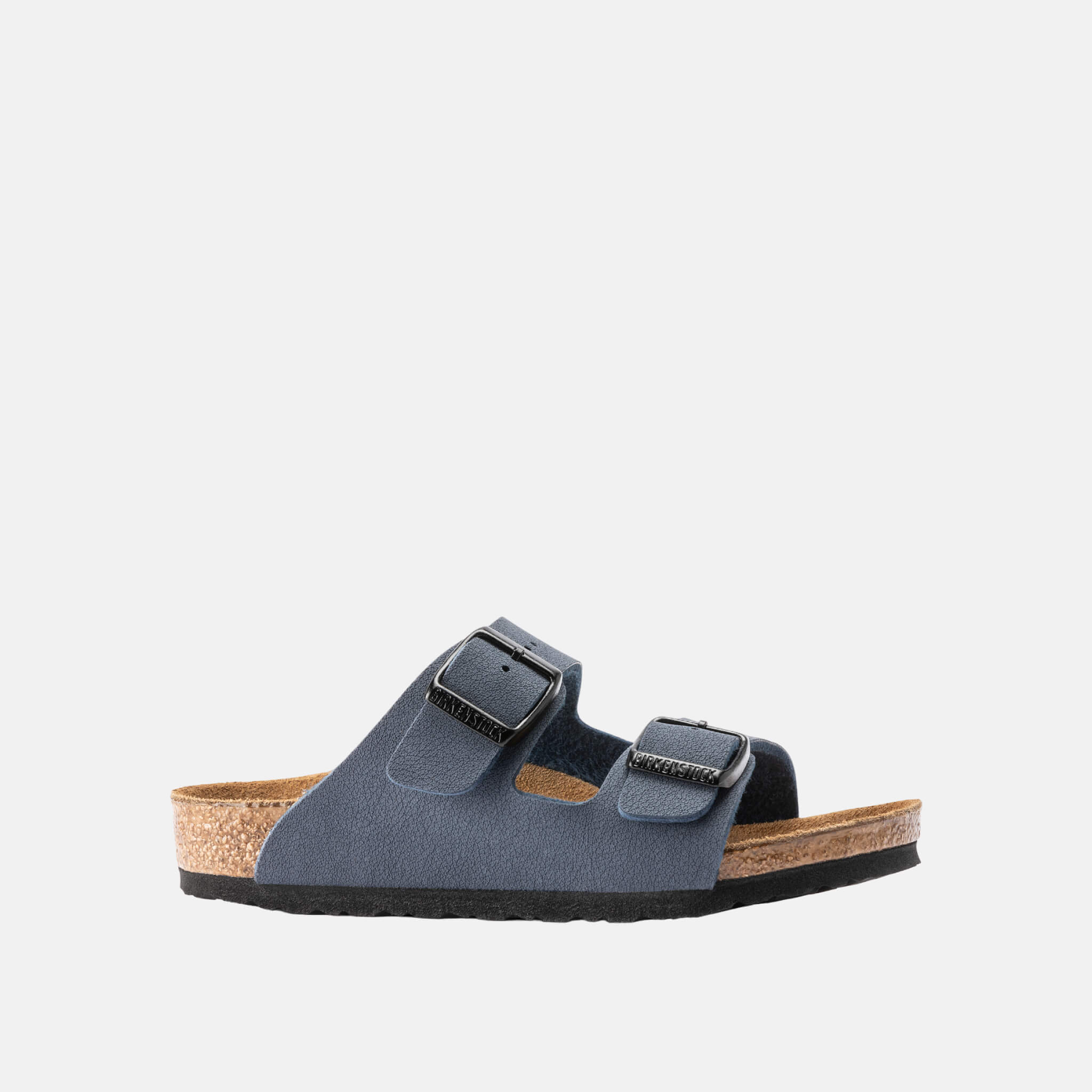 Niebieskie klapki Birkenstock Arizona Birko-Flor Nubuck