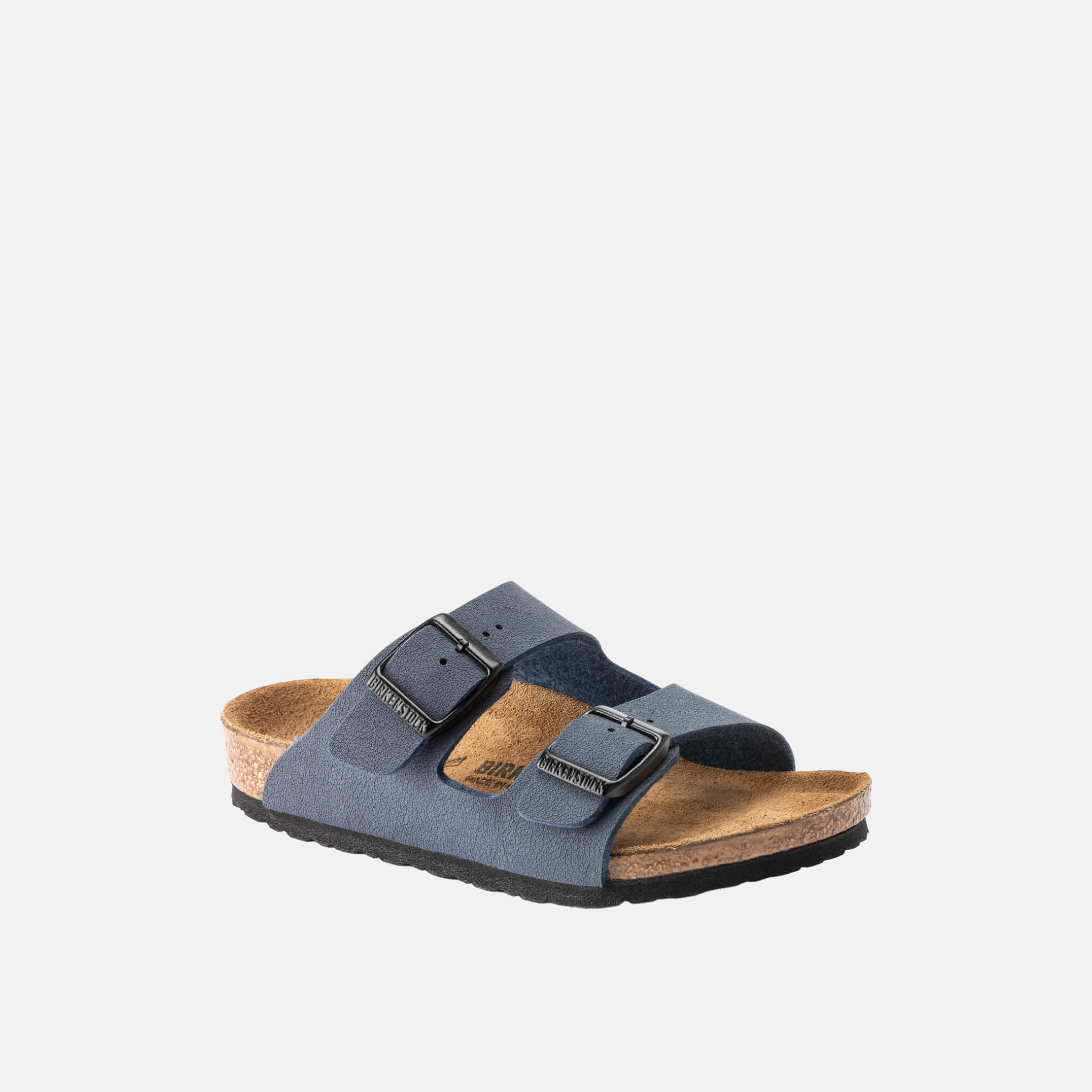 Niebieskie klapki Birkenstock Arizona Birko-Flor Nubuck