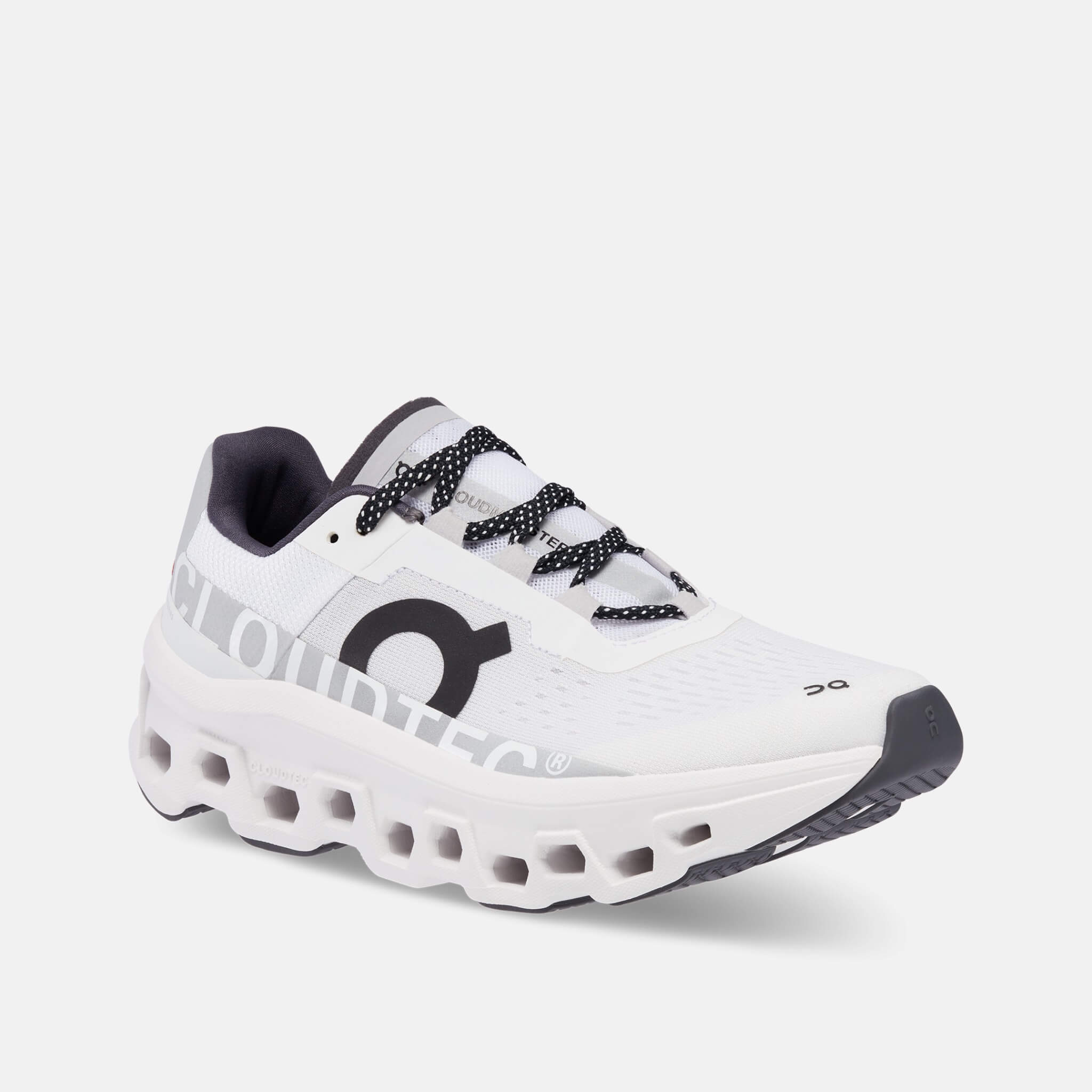 Damskie białe buty do biegania On Cloudmonster