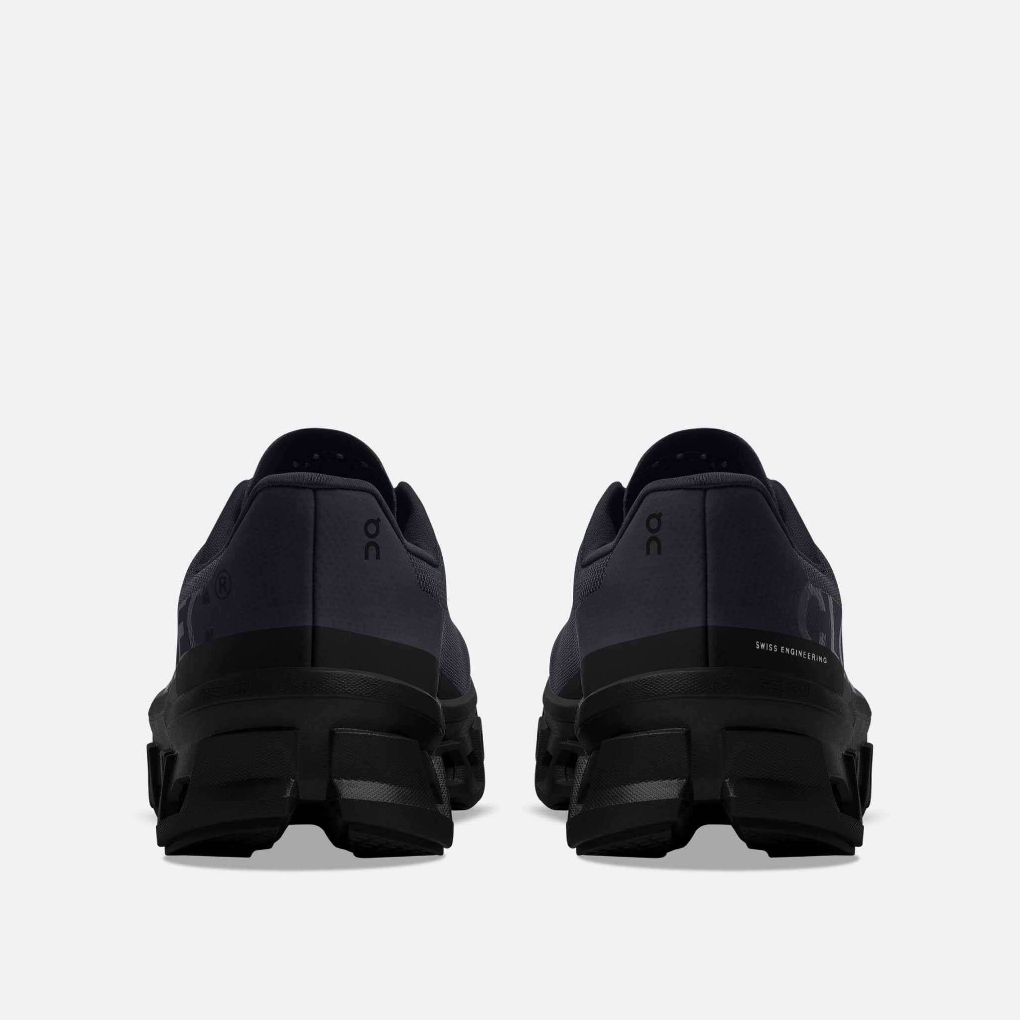 Męskie czarne buty do biegania On Cloudmonster