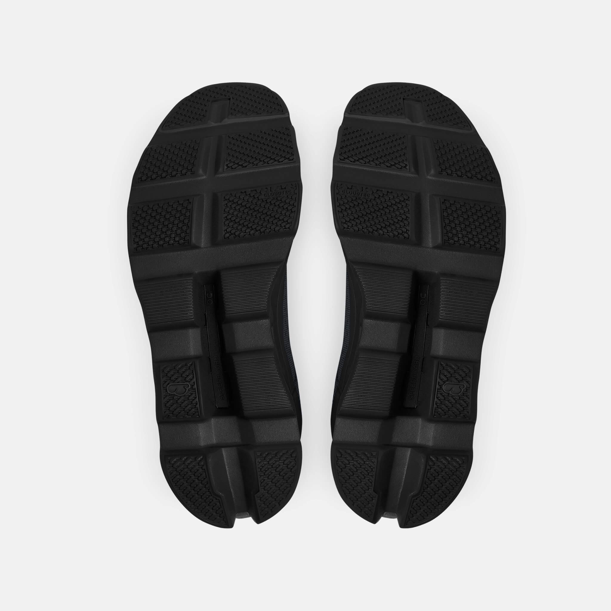 Męskie czarne buty do biegania On Cloudmonster