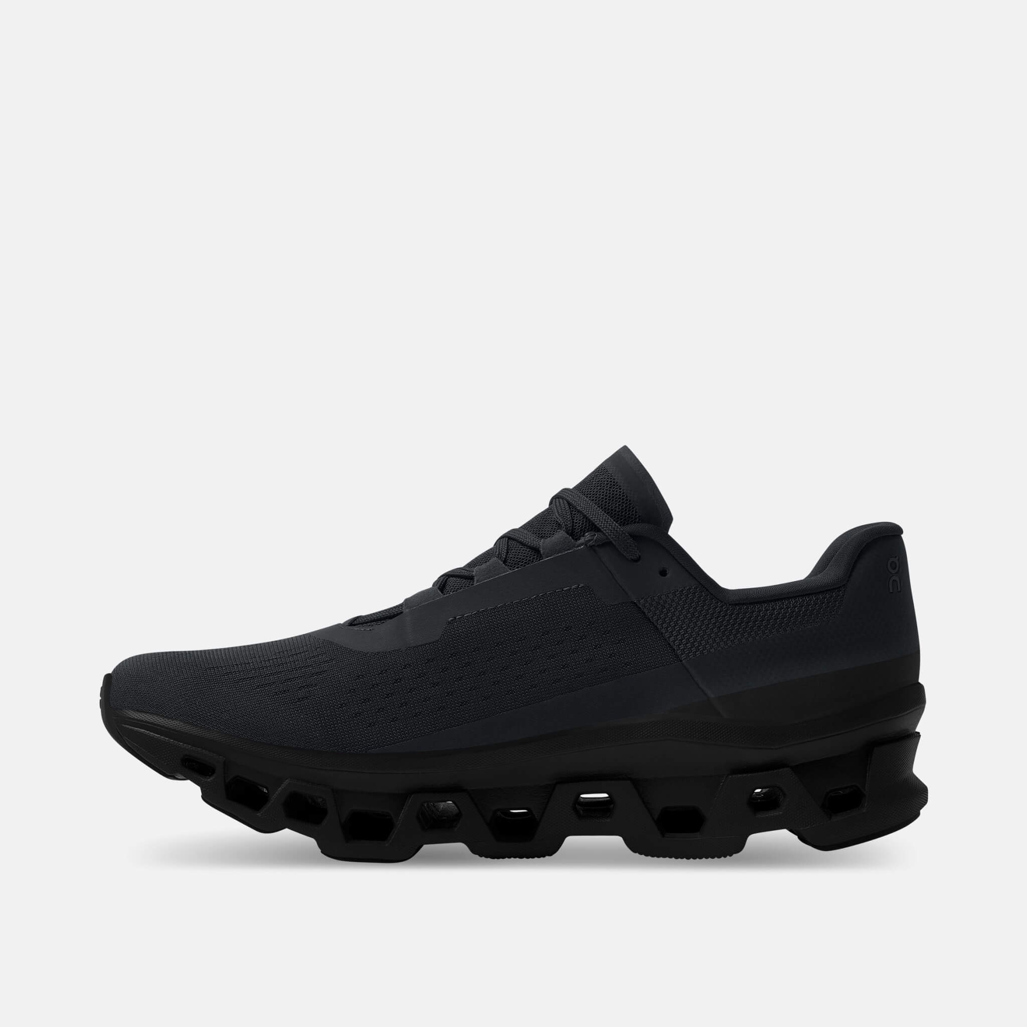 Męskie czarne buty do biegania On Cloudmonster