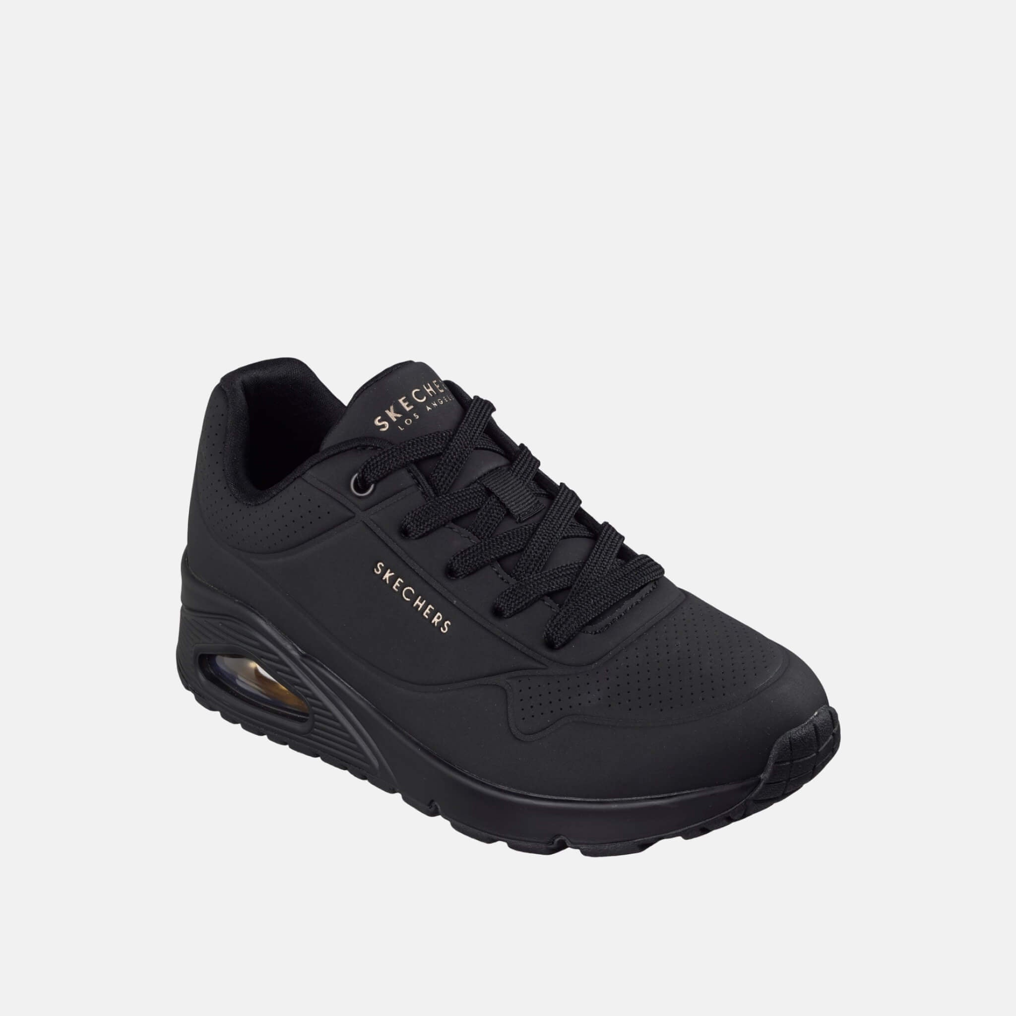 Damskie czarne sneakersy Skechers Uno – Stand On Air