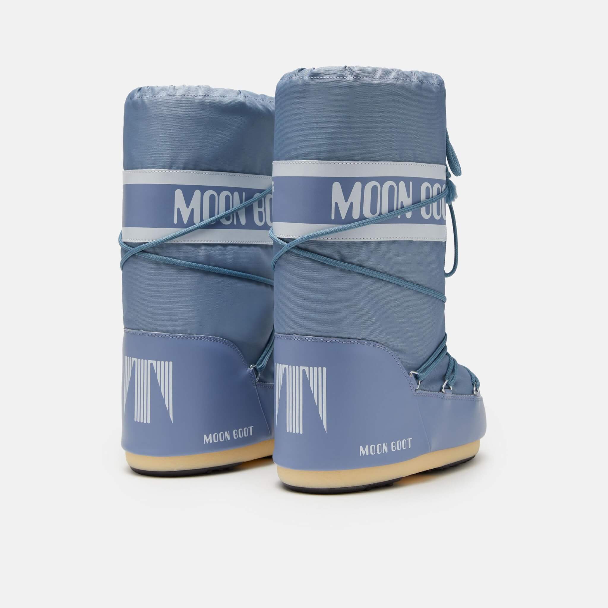 Damskie szare śniegowce Moon Boot Icon Nylon