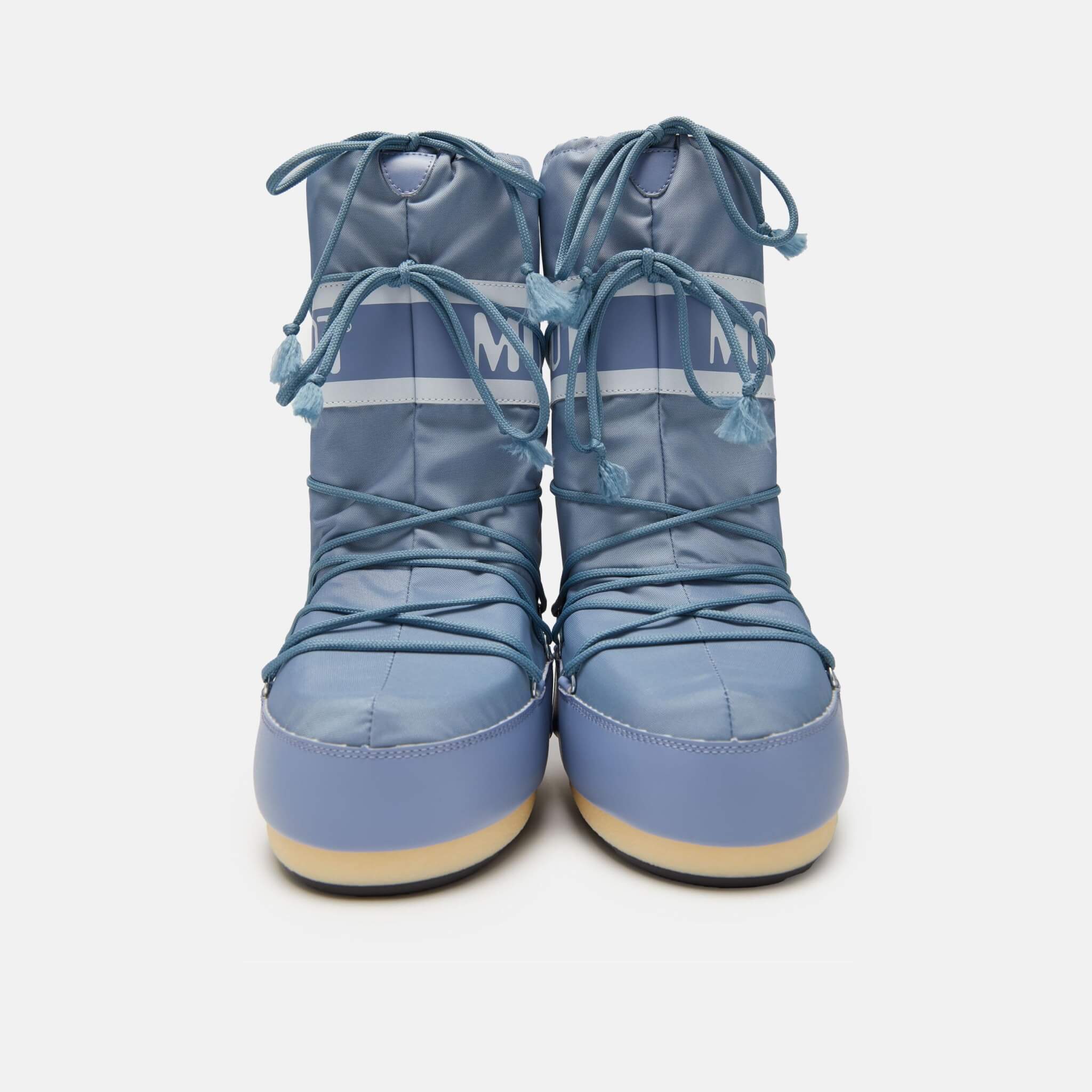 Damskie szare śniegowce Moon Boot Icon Nylon