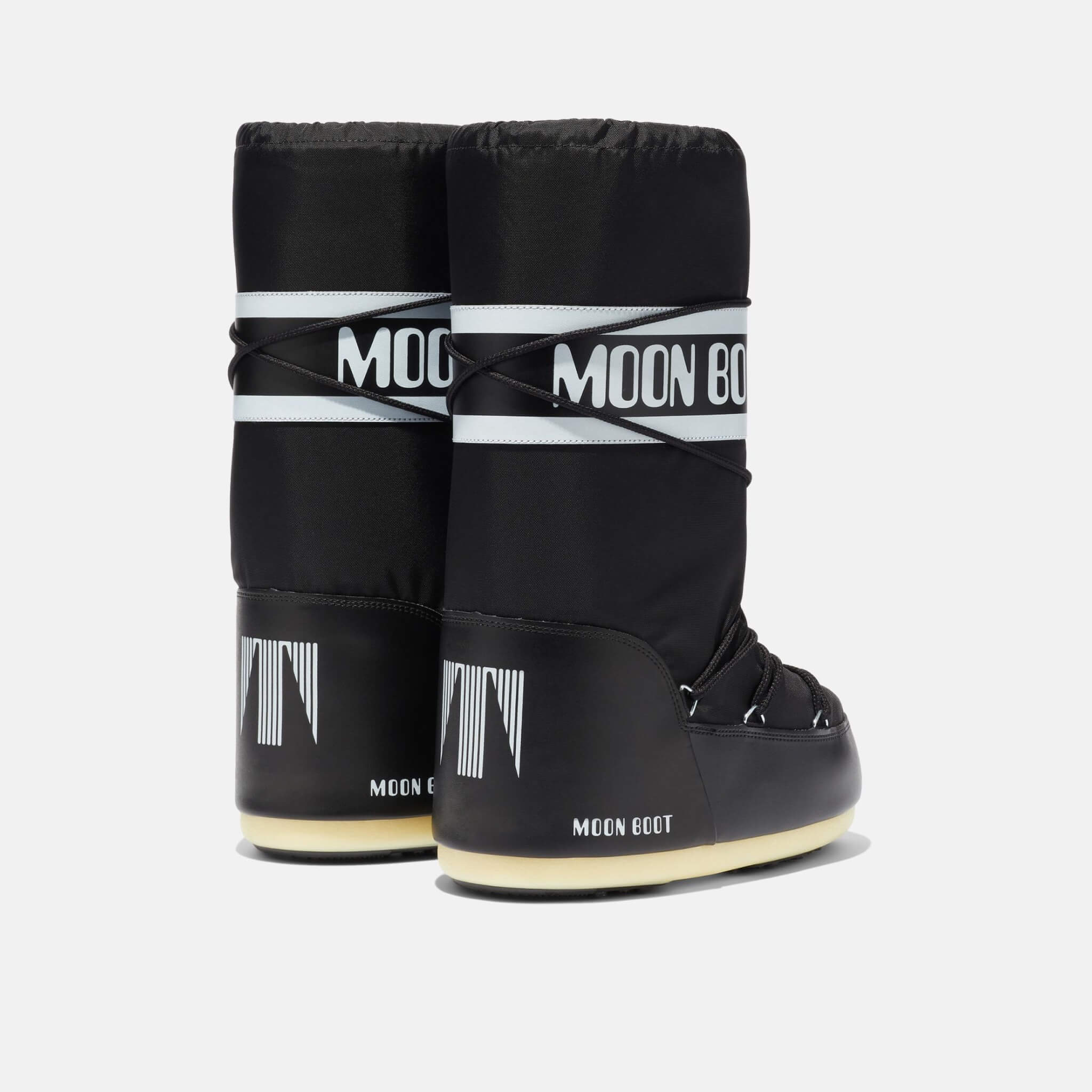 Damskie czarne śniegowce Moon Boot Icon Nylon