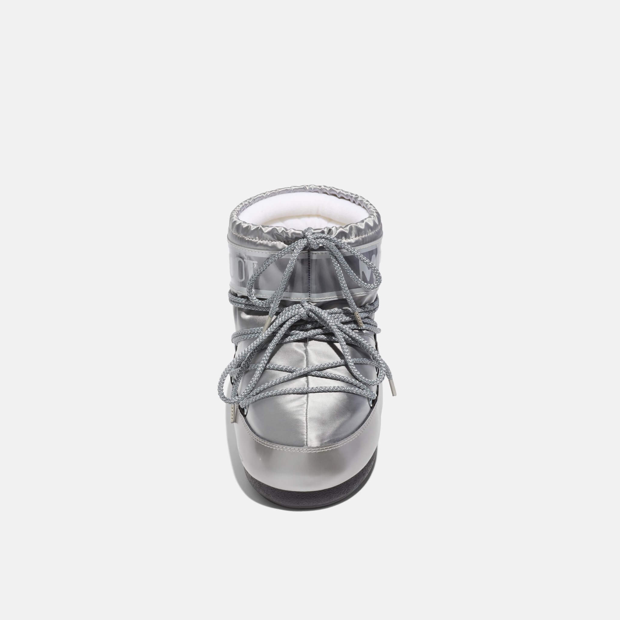 Damskie srebrne śniegowce Moon Boot Icon Low Glance 2