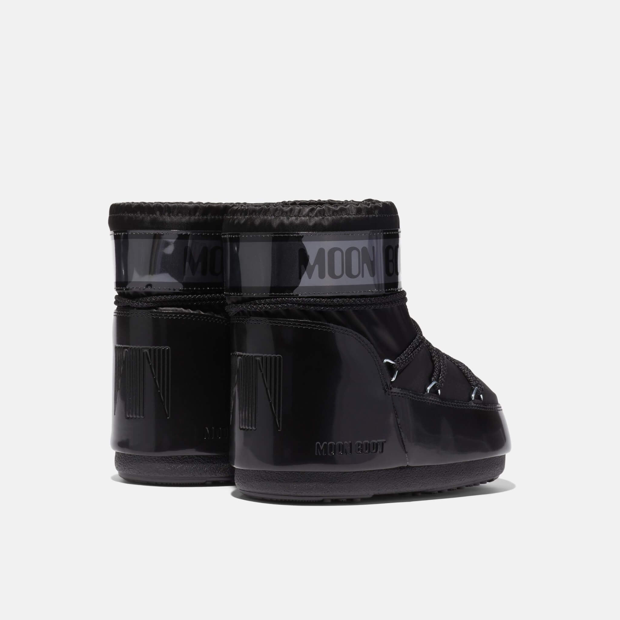 Damskie czarne śniegowce Moon Boot Icon Low Glance