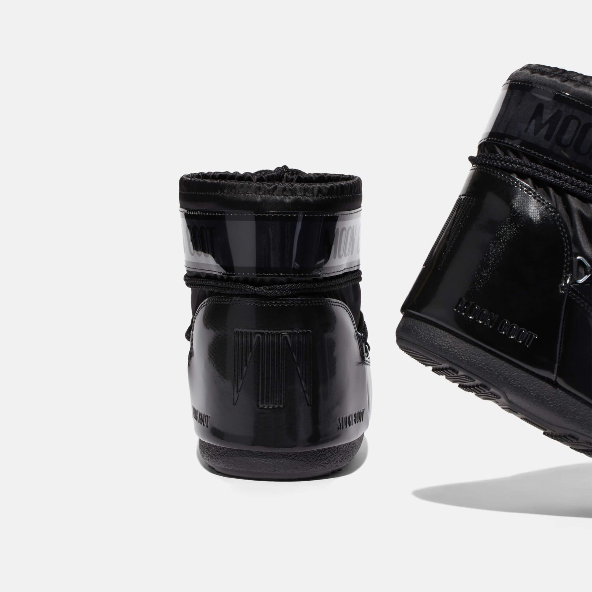 Damskie czarne śniegowce Moon Boot Icon Low Glance