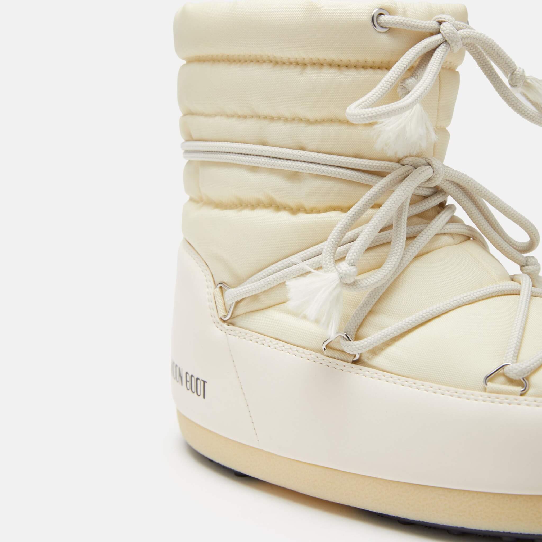 Damskie beżowe śniegowce Moon Boot Evx Light Nylon