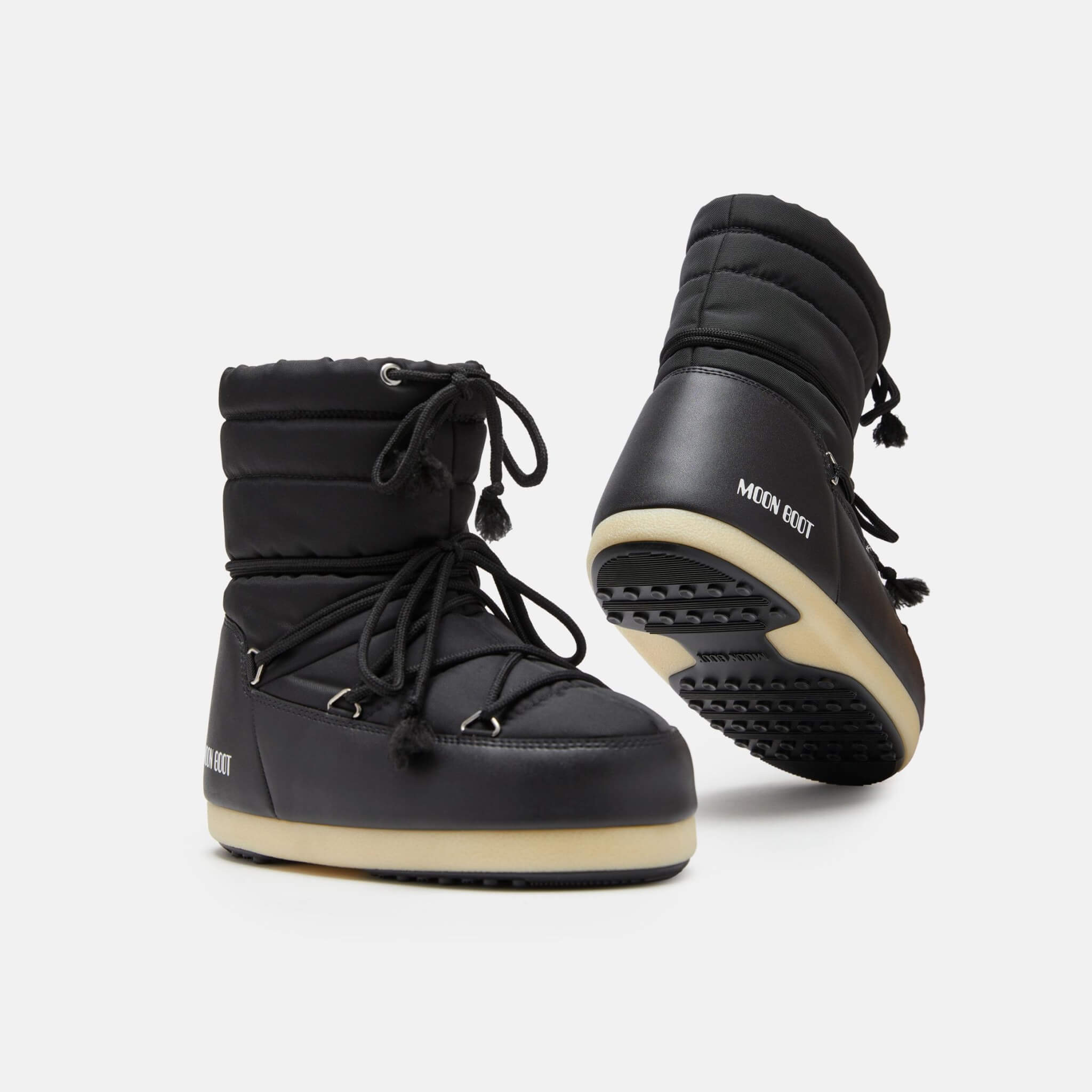 Damskie czarne śniegowce Moon Boot Evx Light Nylon