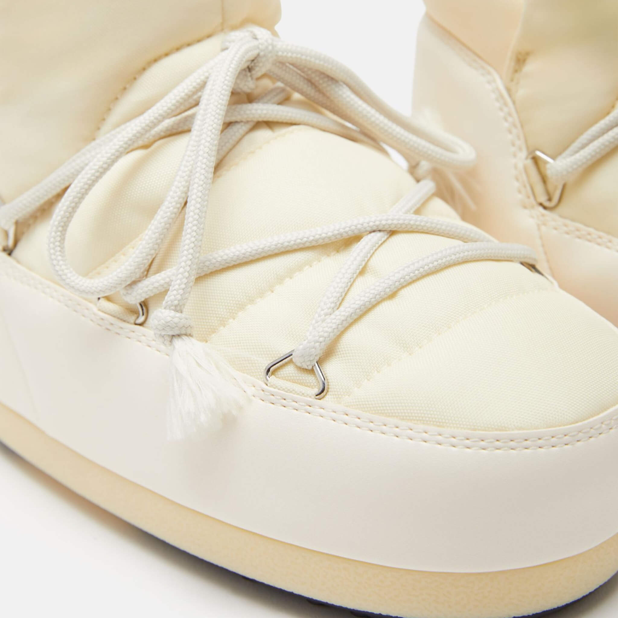 Damskie beżowe śniegowce Moon Boot Evx Pumps Nylon