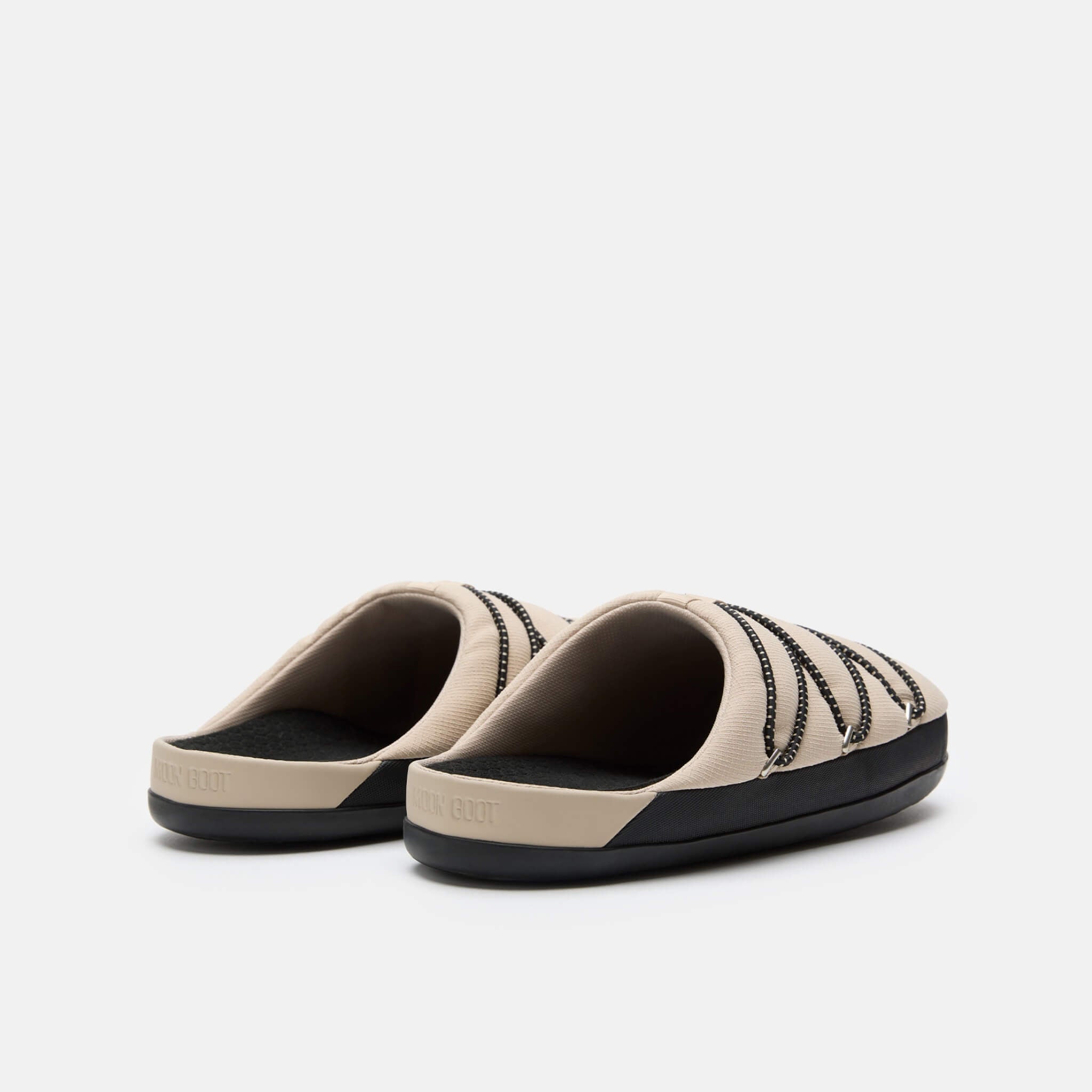 Unisexowe beżowe kapcie Moon Boot Soft Slipper