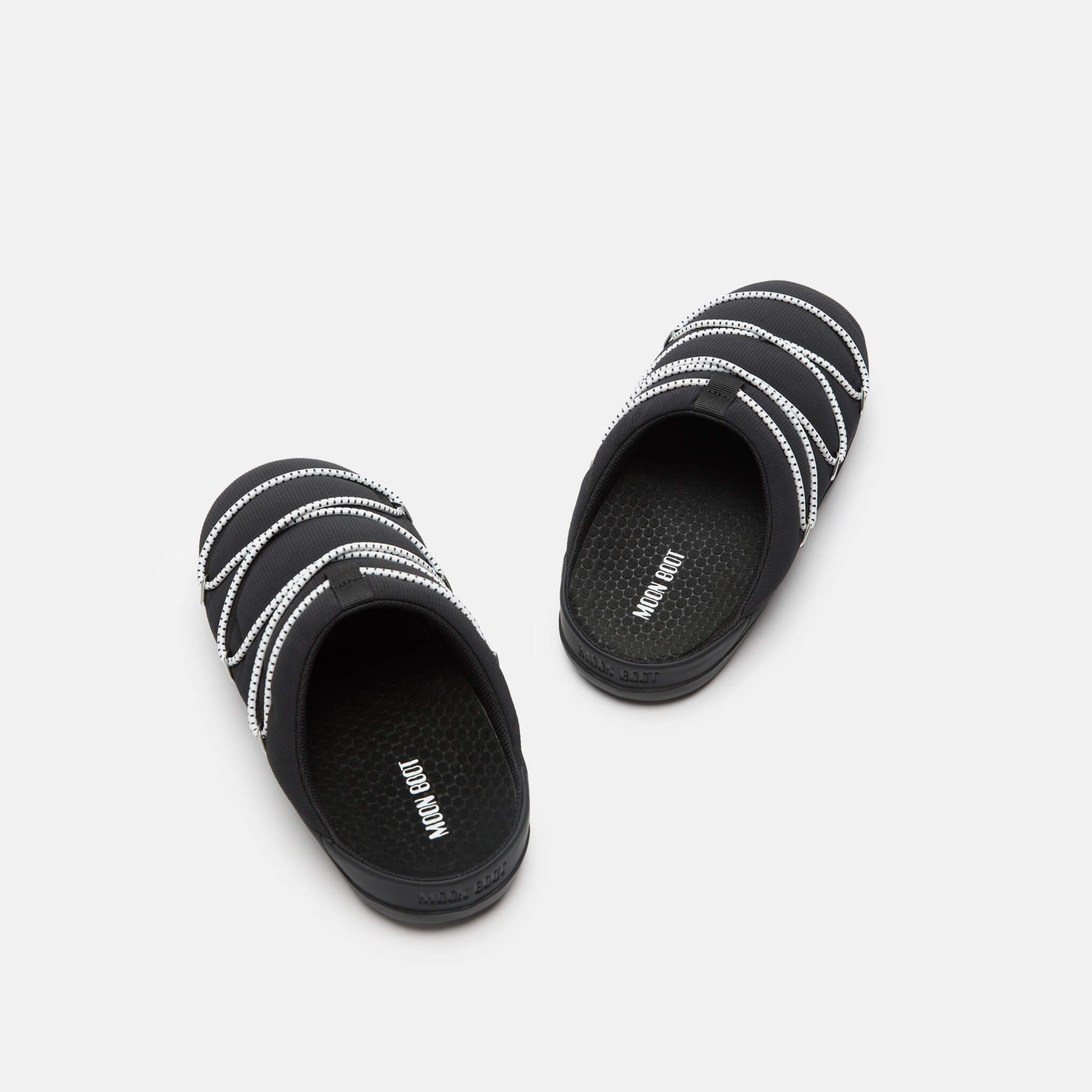 Unisex czarne kapcie Moon Boot Soft Slipper