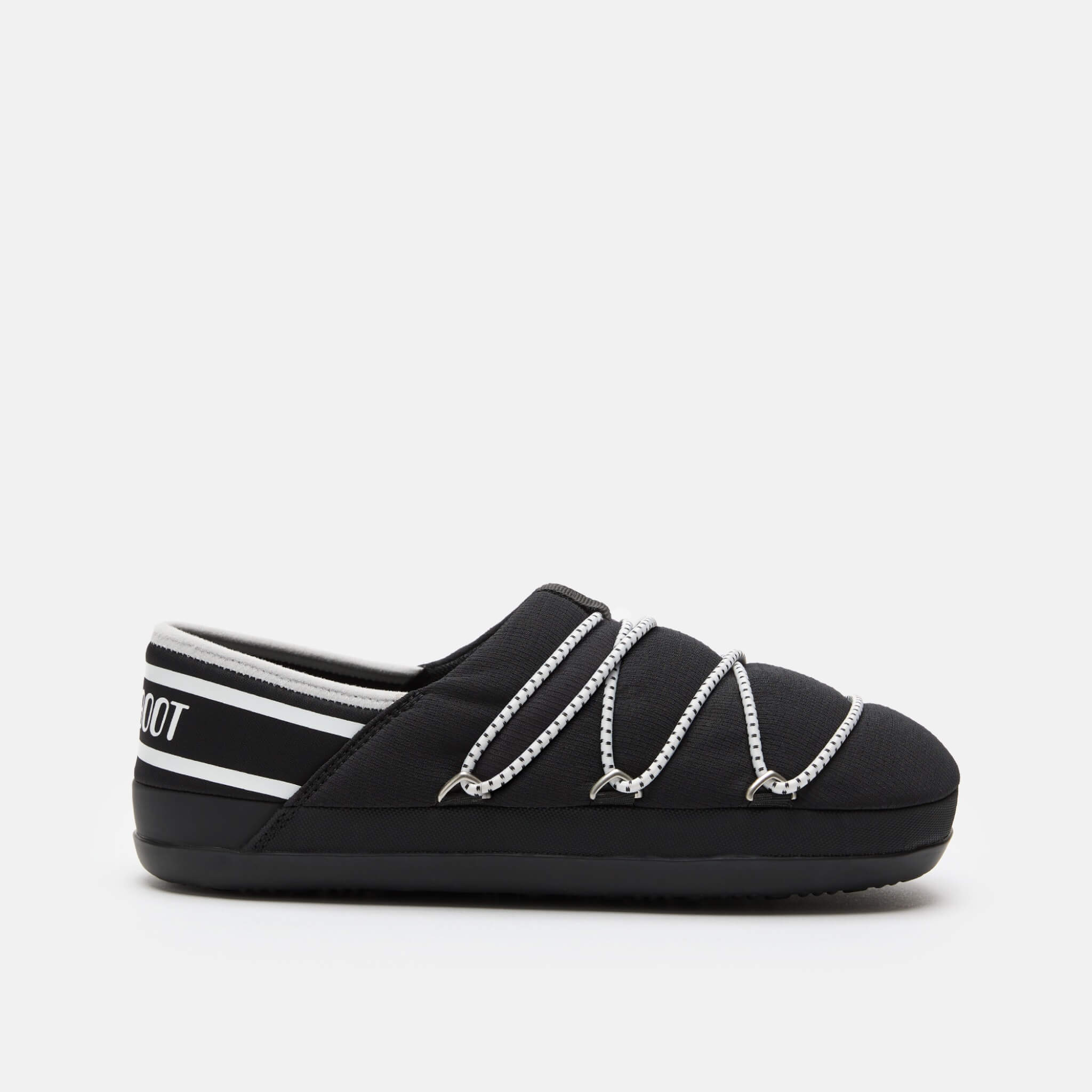 Unisex czarne półbuty wsuwane Moon Boot Icon Slipper